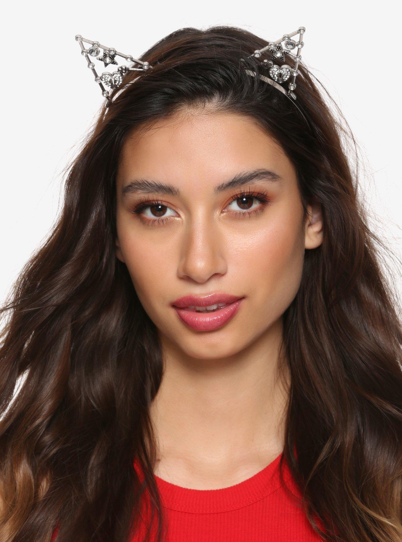 Lock & Key Cat Ears Headband Hot Topic