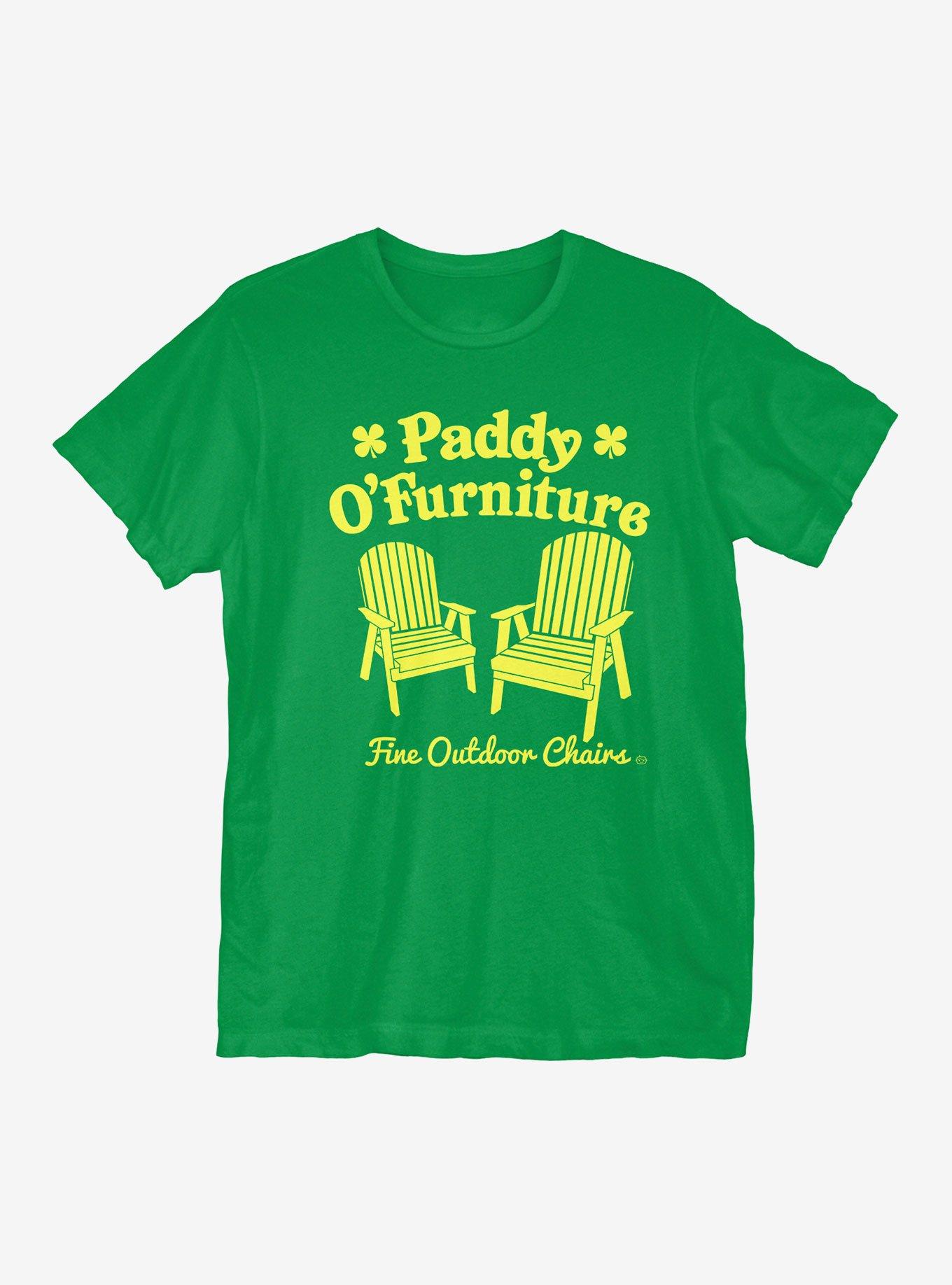 St Patrick's Day Paddy O'Furniture TShirt GREEN Hot Topic