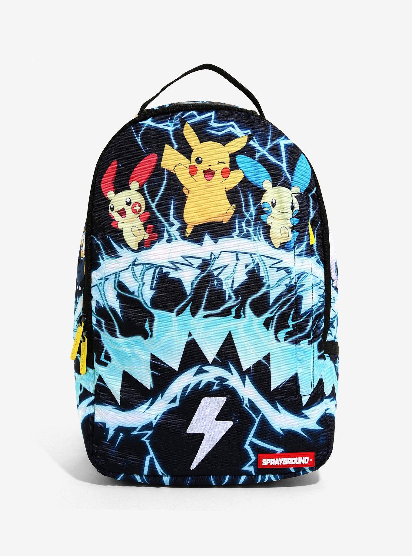 Sprayground Pokemon Pikachu Electric Shark BuiltUp Backpack