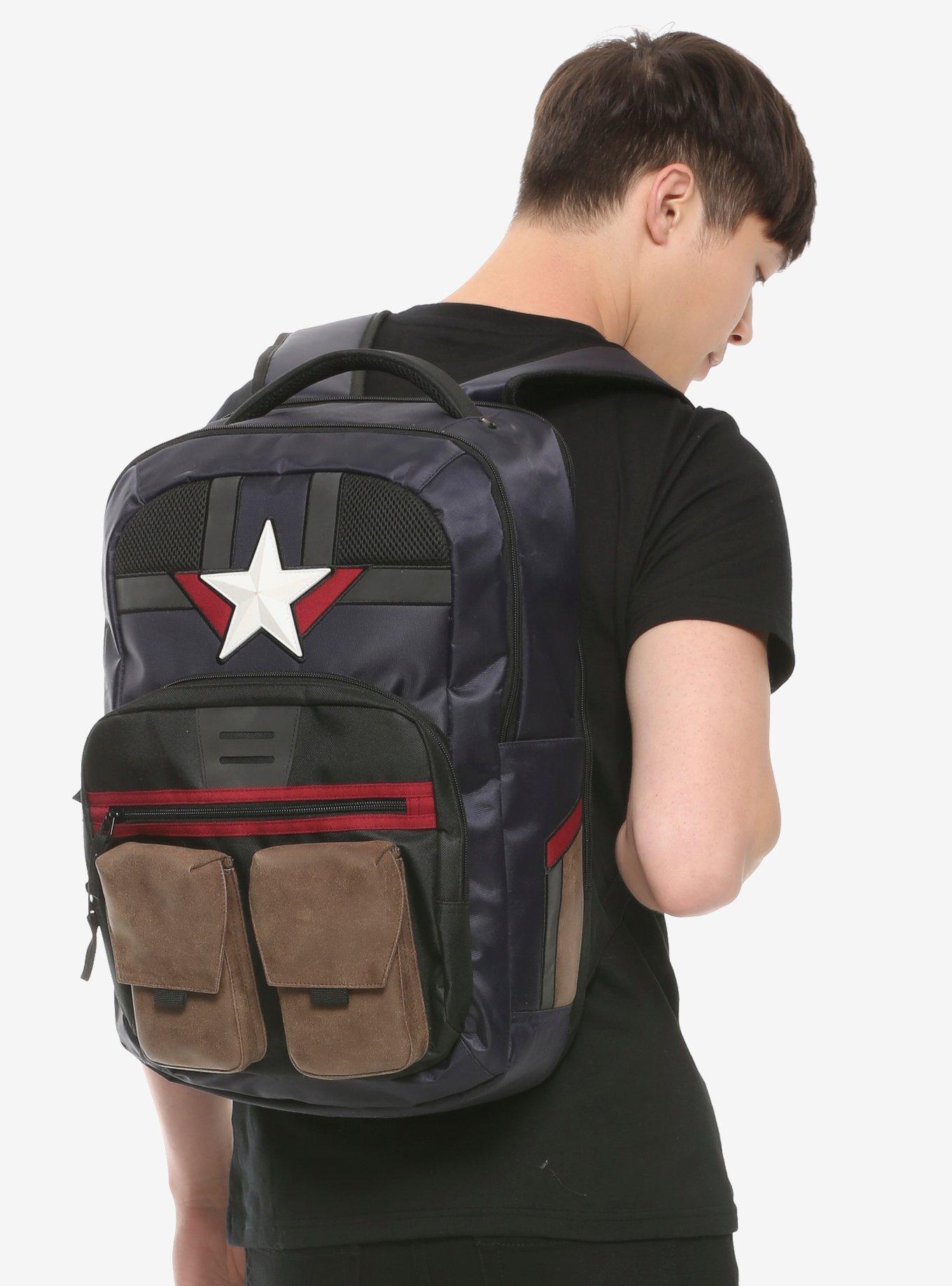 Marvel Captain America BuiltUp Backpack Hot Topic