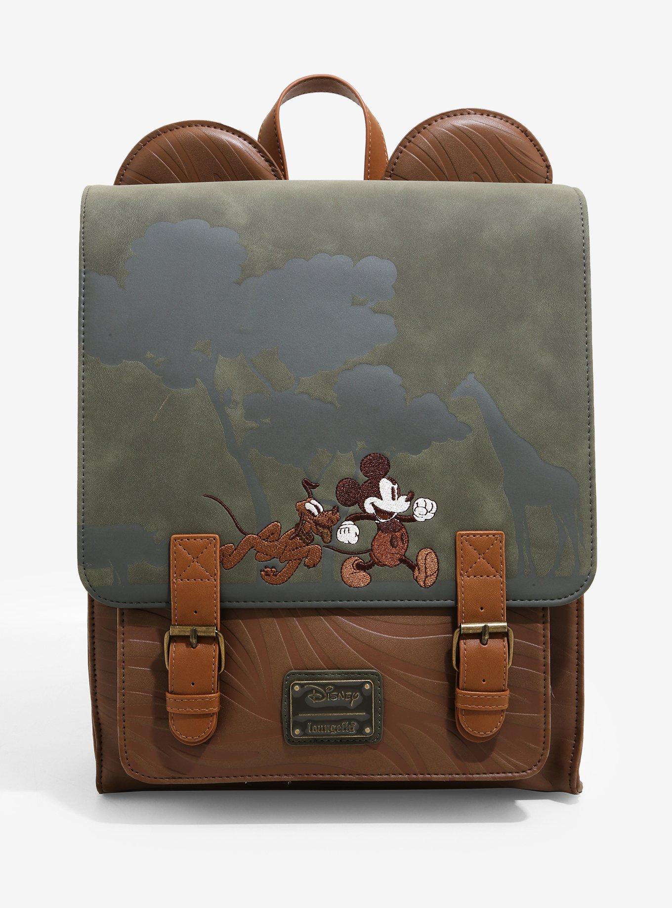 Loungefly Disney Mickey Mouse Safari Mini Backpack BoxLunch Exclusive