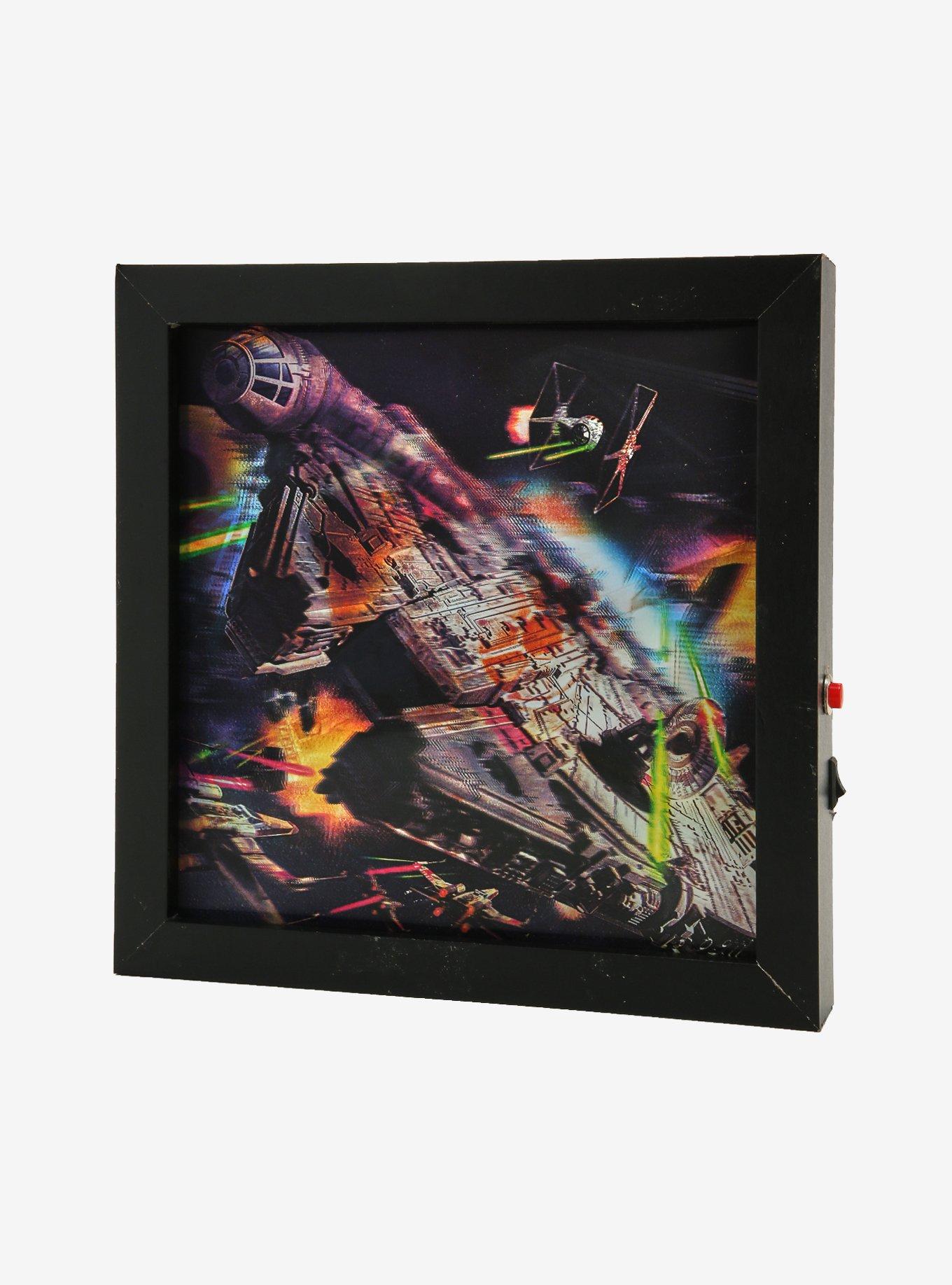 Star Wars LightUp Lenticular Wall Art Hot Topic
