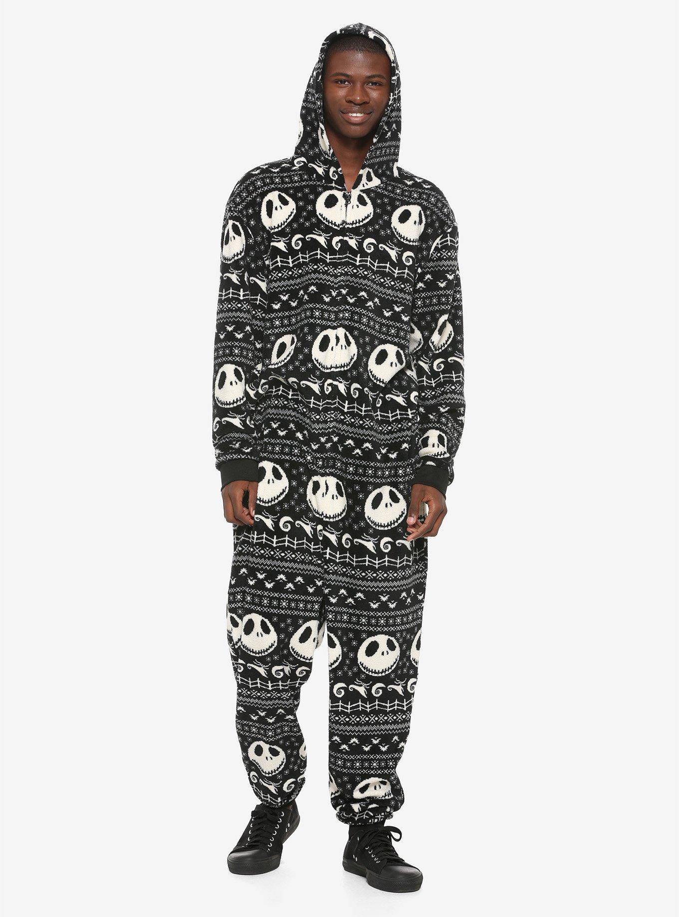 The Nightmare Before Christmas Fair Isle Print Union Suit Hot Topic