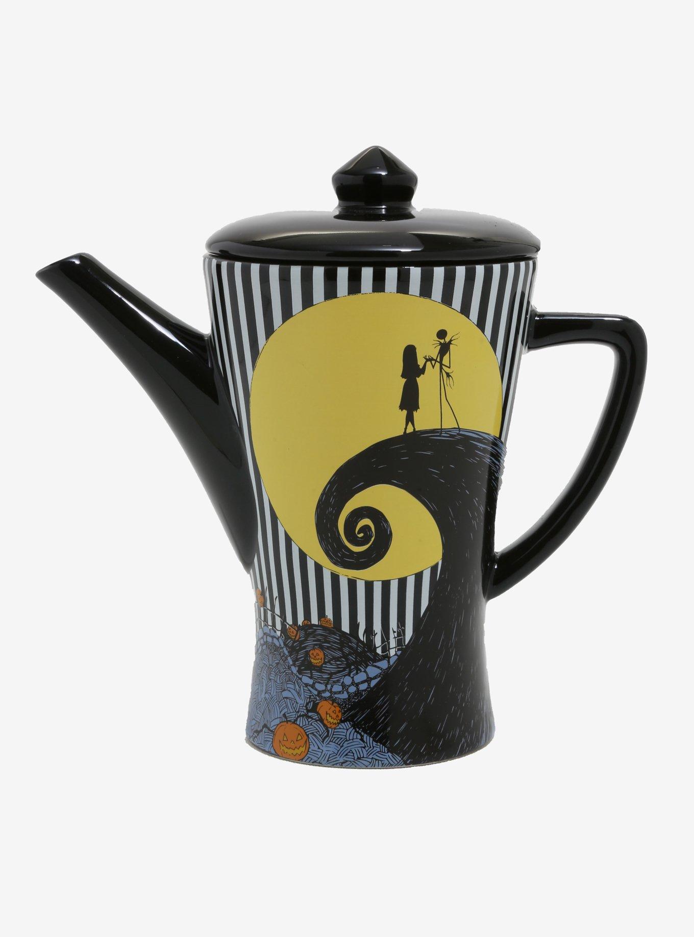 The Nightmare Before Christmas Stripe Teapot Hot Topic