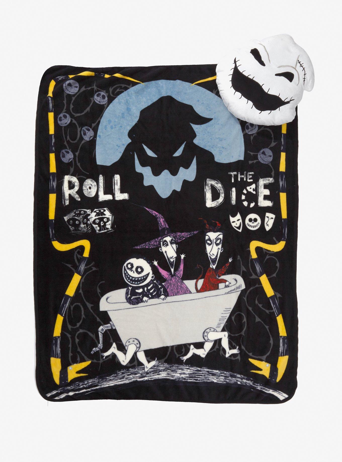 The Nightmare Before Christmas Oogie Boogie Pillow & Throw Blanket Set