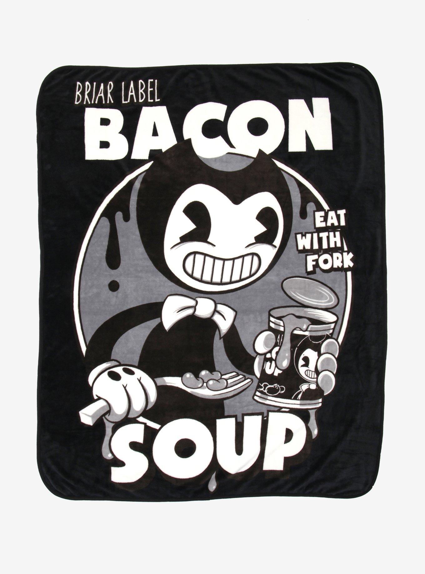 Bendy And The Ink Machine Bacon Soup Throw Blanket & Pillow Set Hot Topic