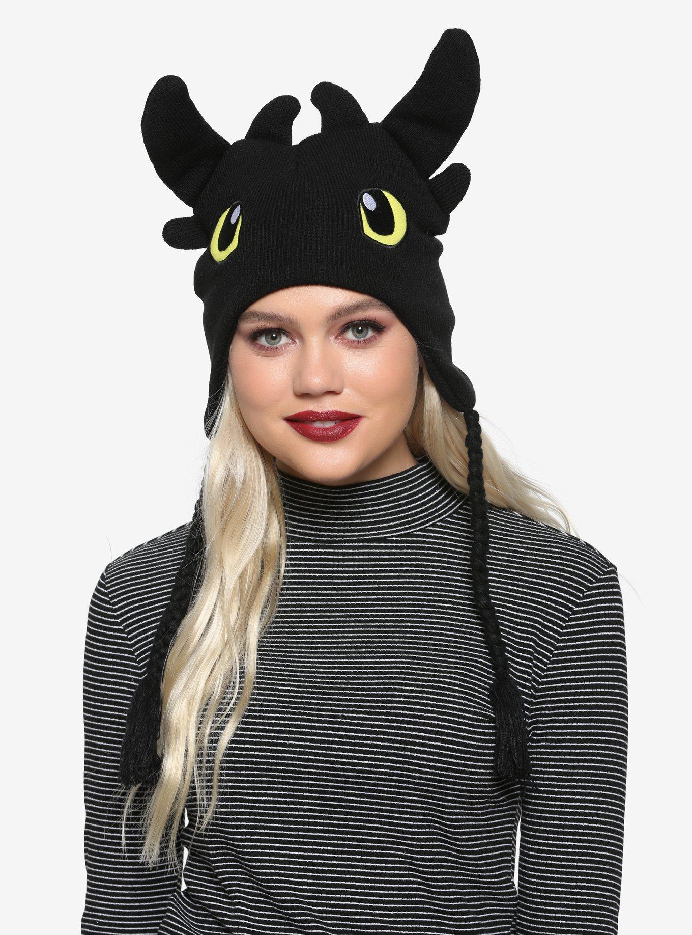 How To Train Your Dragon Toothless Tassel Beanie