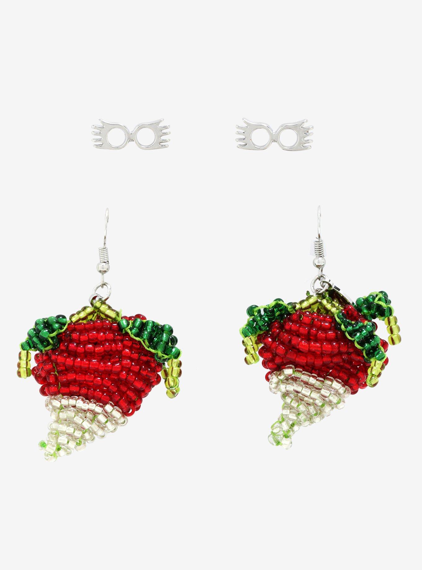 Harry Potter Luna Lovegood Radish Dangle Earrings Her Universe