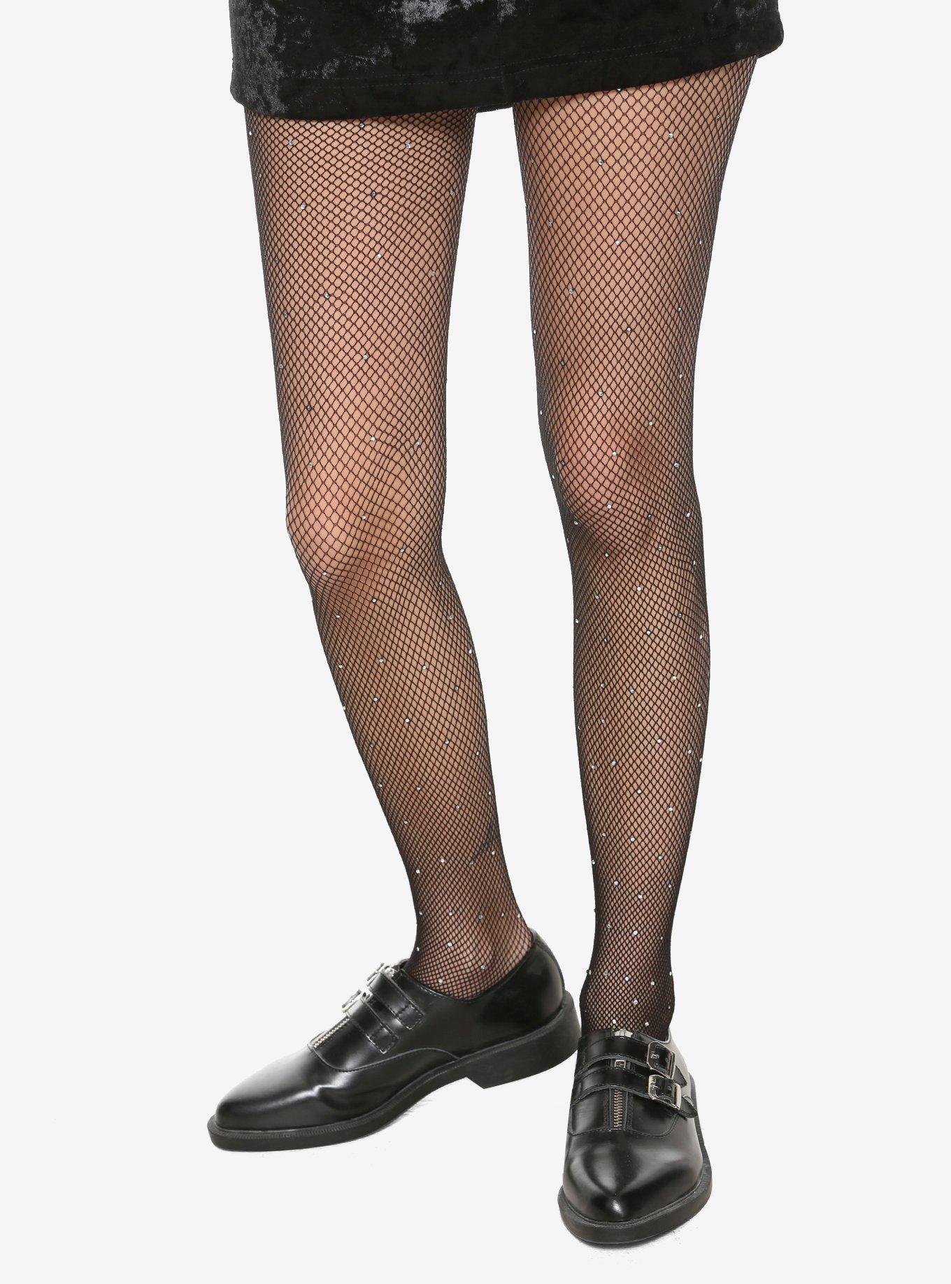 Rhinestone Tights Hot Topic