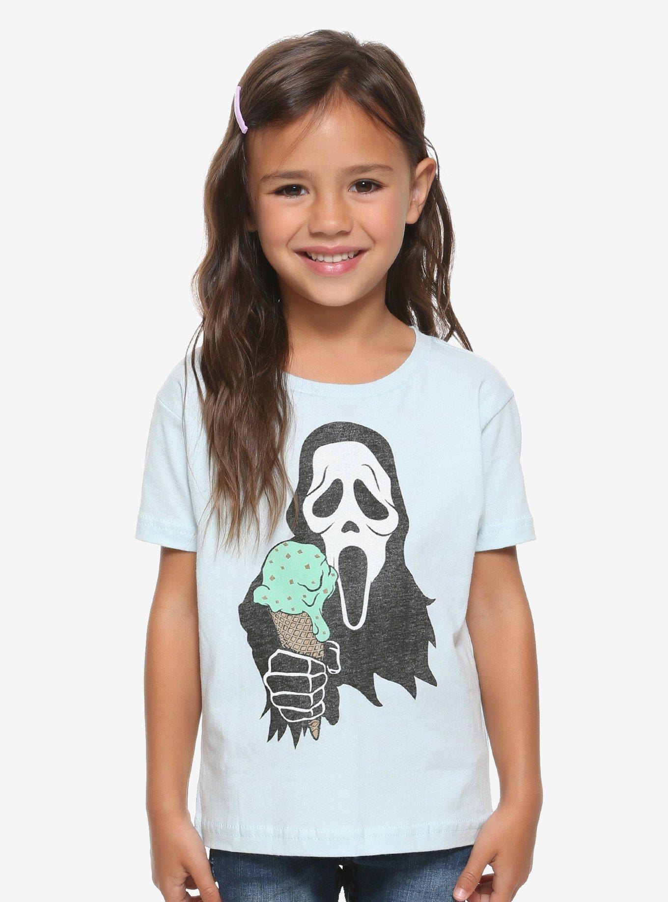 Scream Ghost Face Ice Scream Toddler TShirt BoxLunch Exclusive