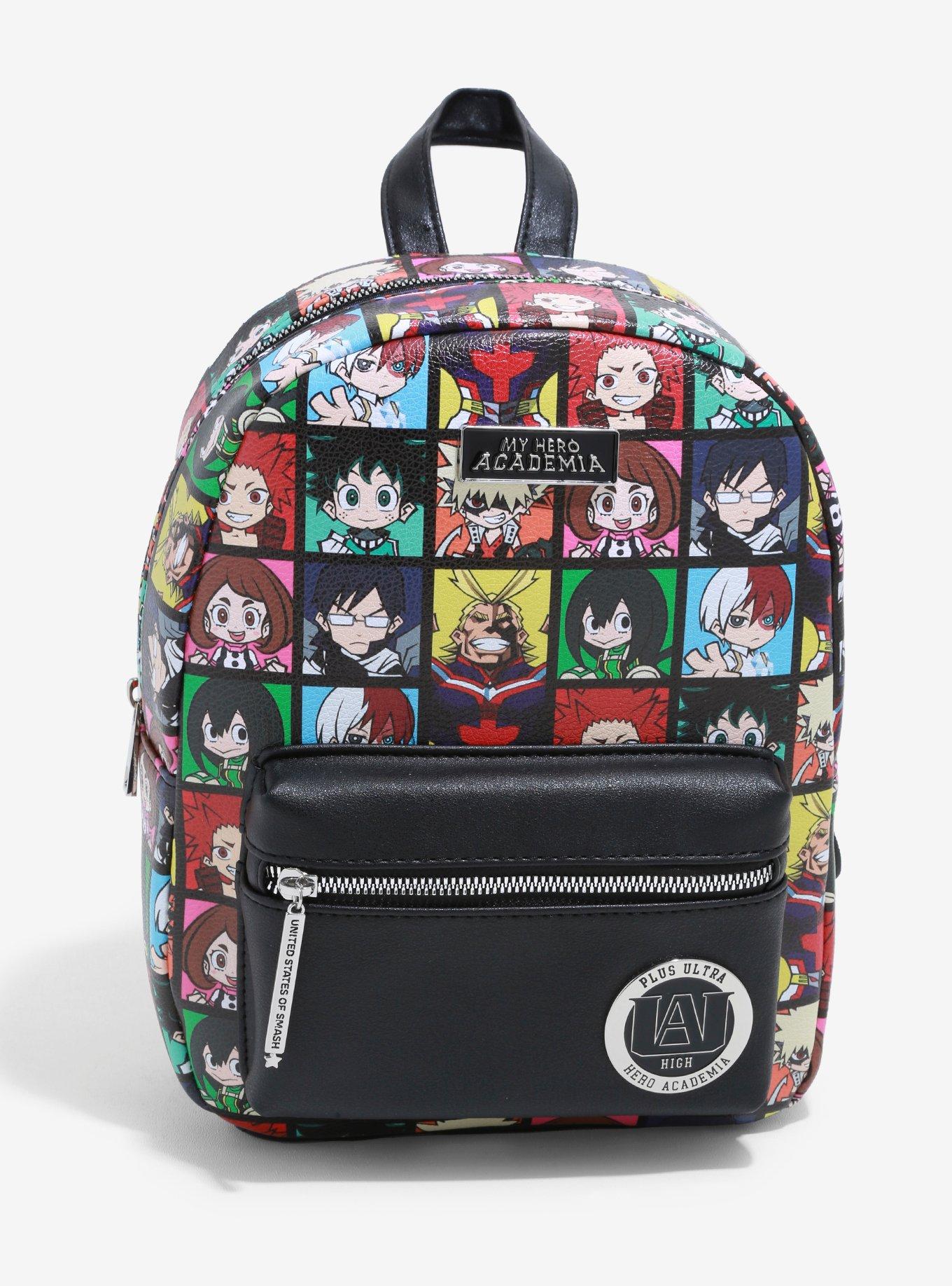 My Hero Academia Chibi Grid Mini Backpack Hot Topic