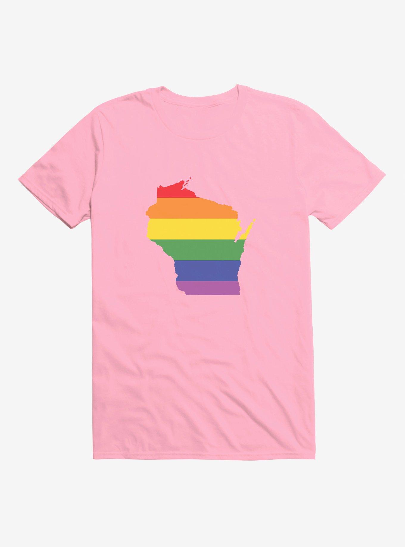 Pride State Flag Wisconsin TShirt Hot Topic