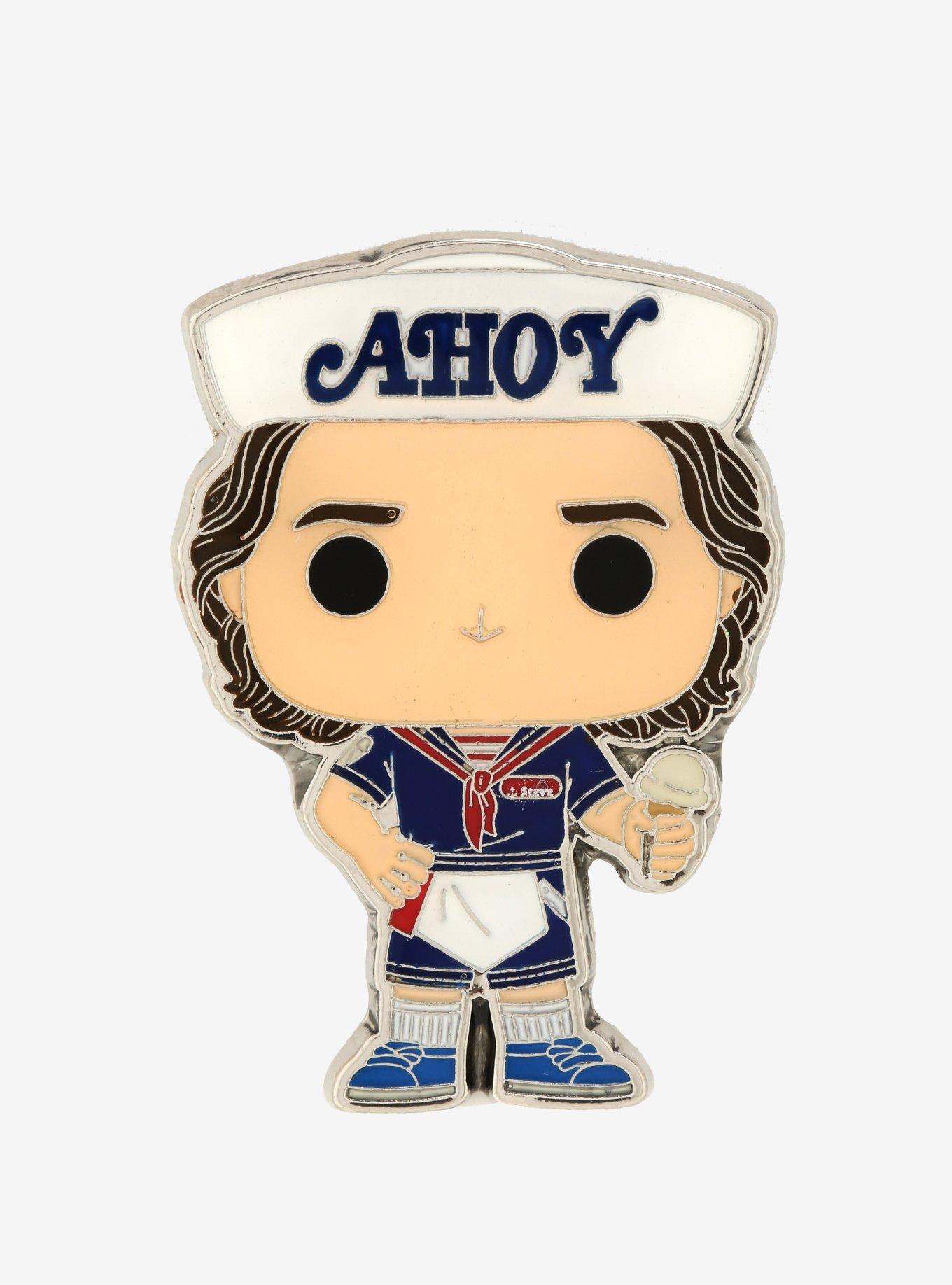 Funko Pop! Stranger Things Scoops Ahoy Steve Enamel Pin BoxLunch
