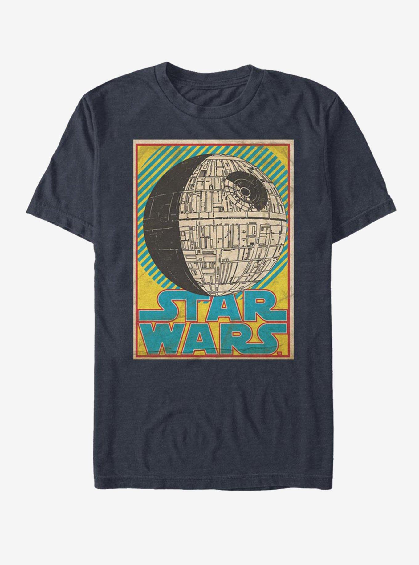 Star Wars Death Star Card T-Shirt - BLUE | BoxLunch