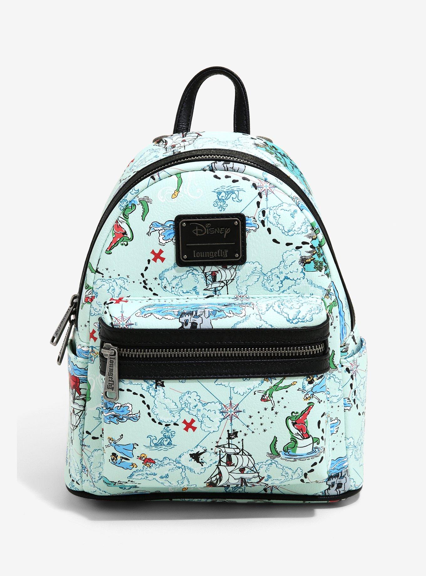 Loungefly Disney Peter Pan Map Mini Backpack BoxLunch Exclusive
