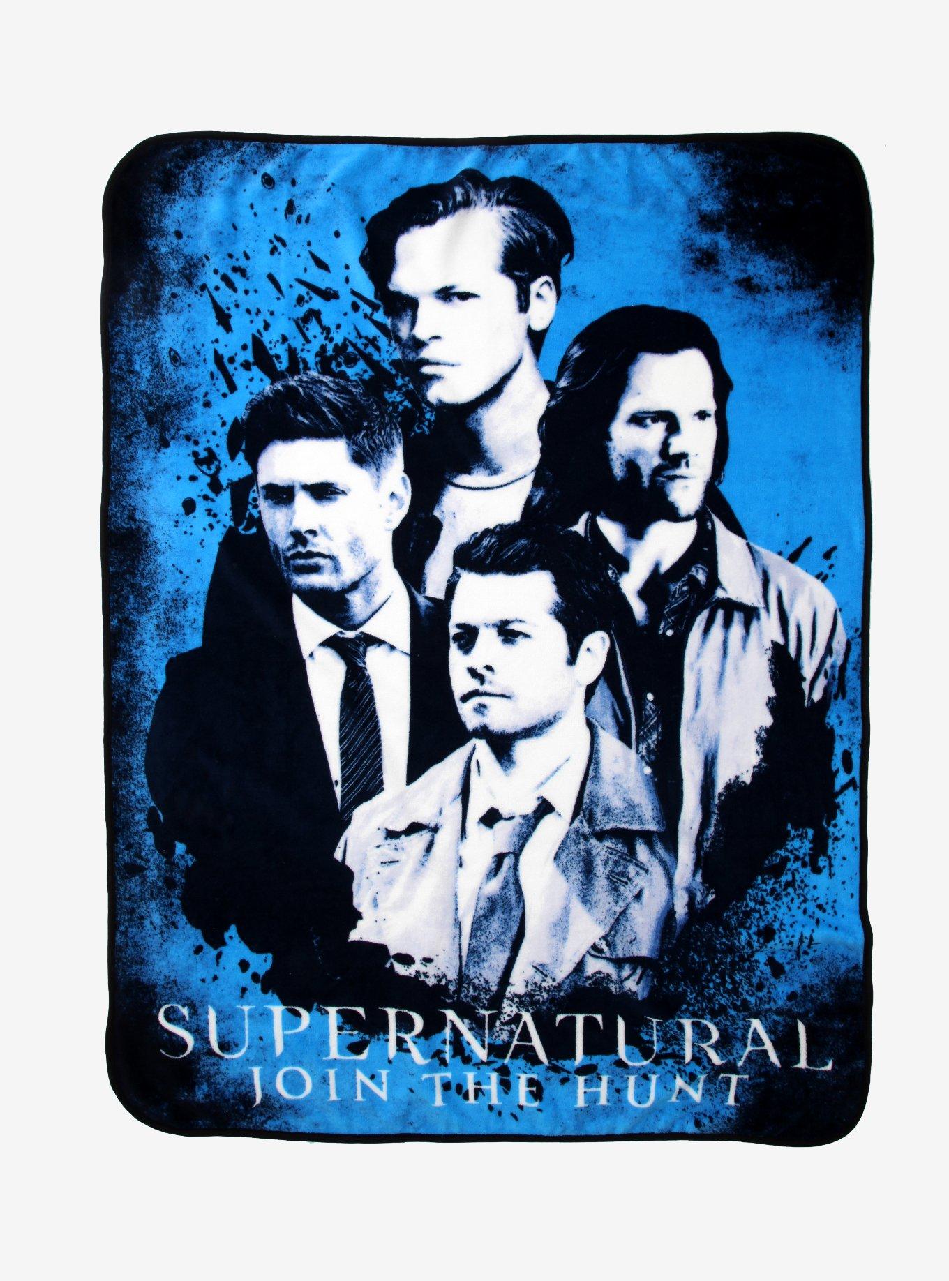 Supernatural Join The Hunt Throw Blanket Hot Topic