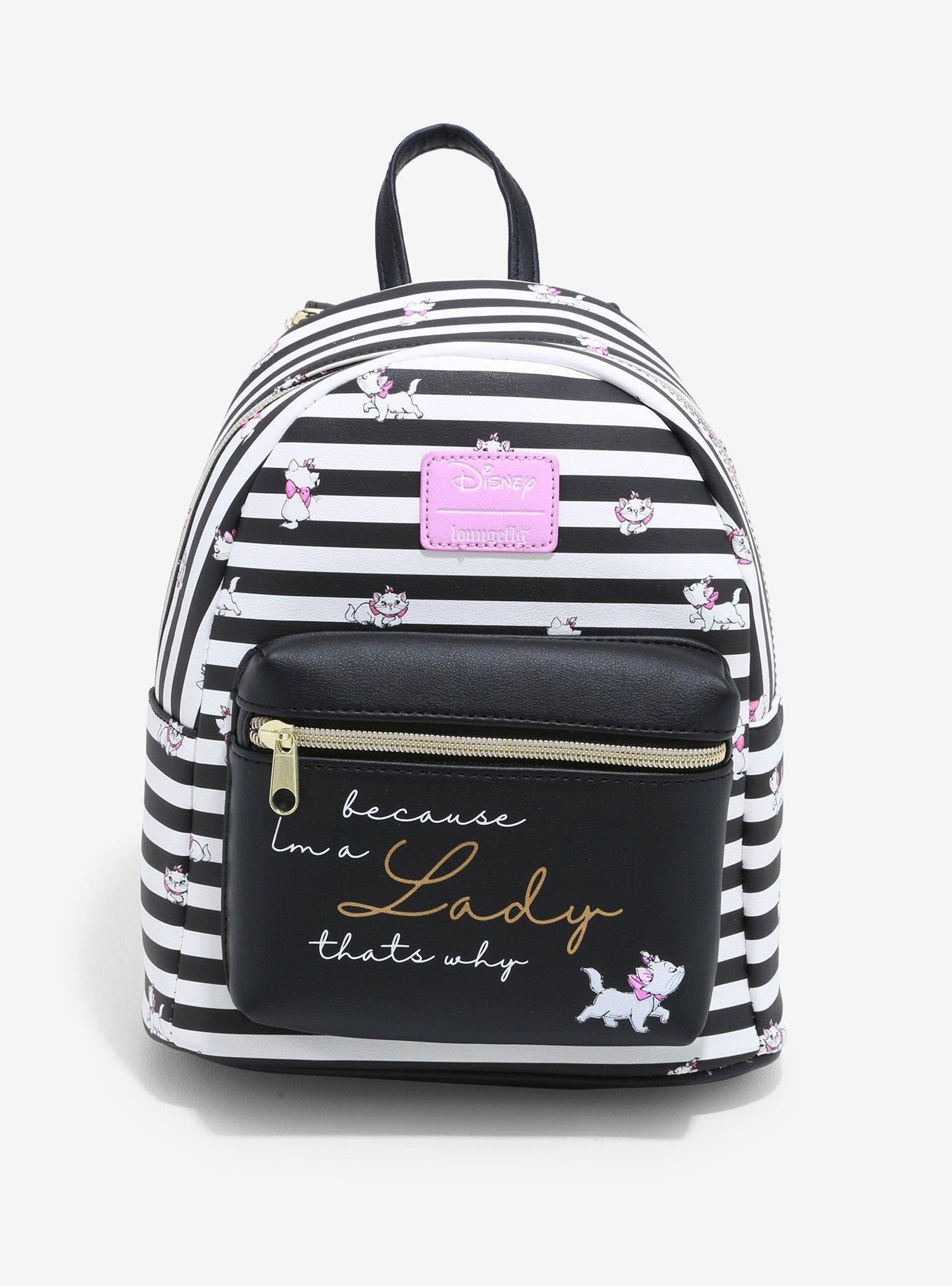 Loungefly Disney Marie Denim Mini Backpack