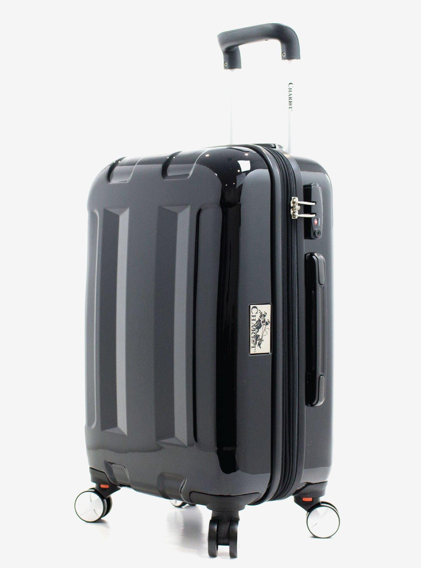 Hard Sided Carry On Black Luggage Hot Topic