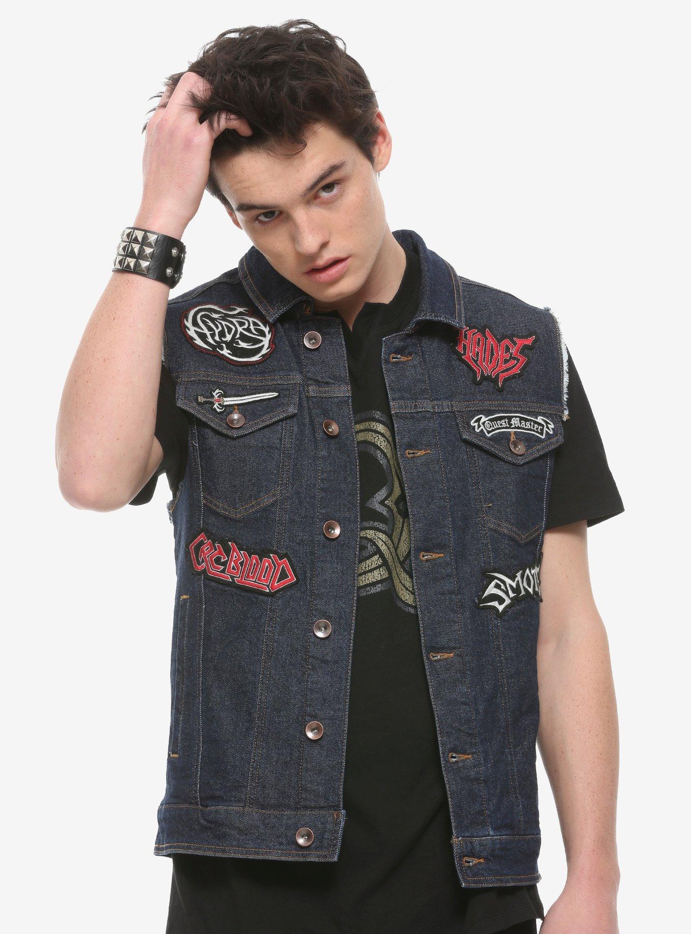 Our Universe Disney Pixar Onward Barley Denim Vest Hot Topic