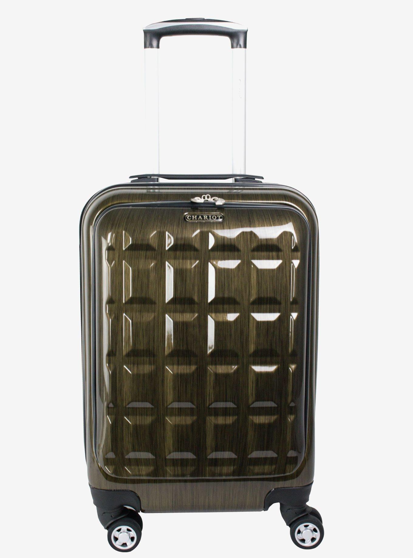 Duro Hard Sided Carry On Gold Luggage Hot Topic