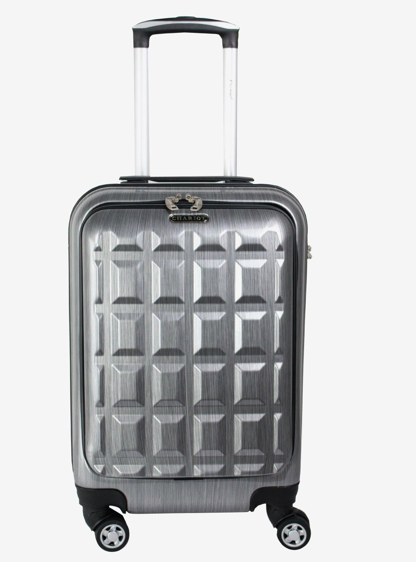 Duro Hard Sided Carry On Silver Luggage BoxLunch