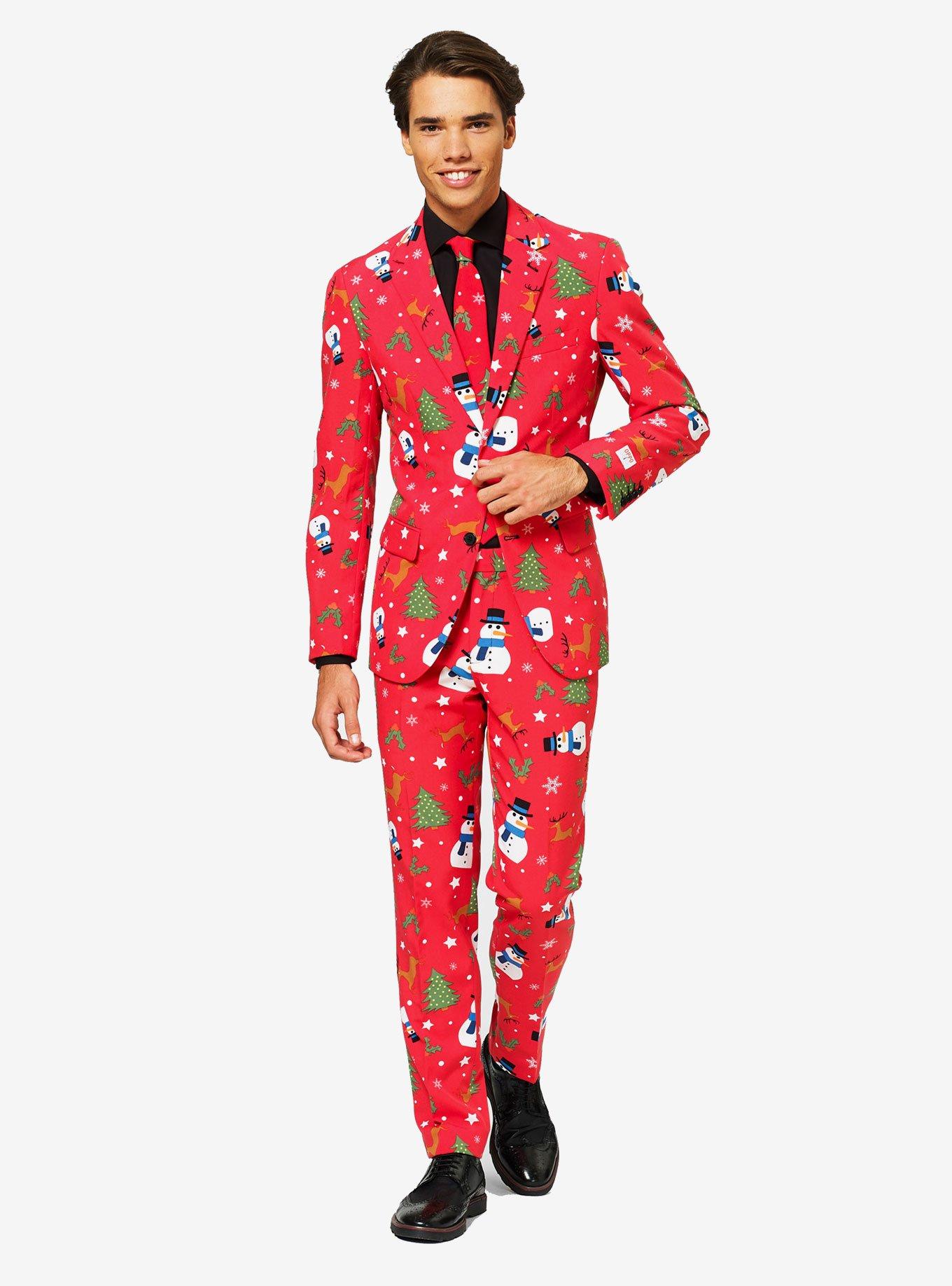 OppoSuits Men's Christmaster Christmas Suit Hot Topic