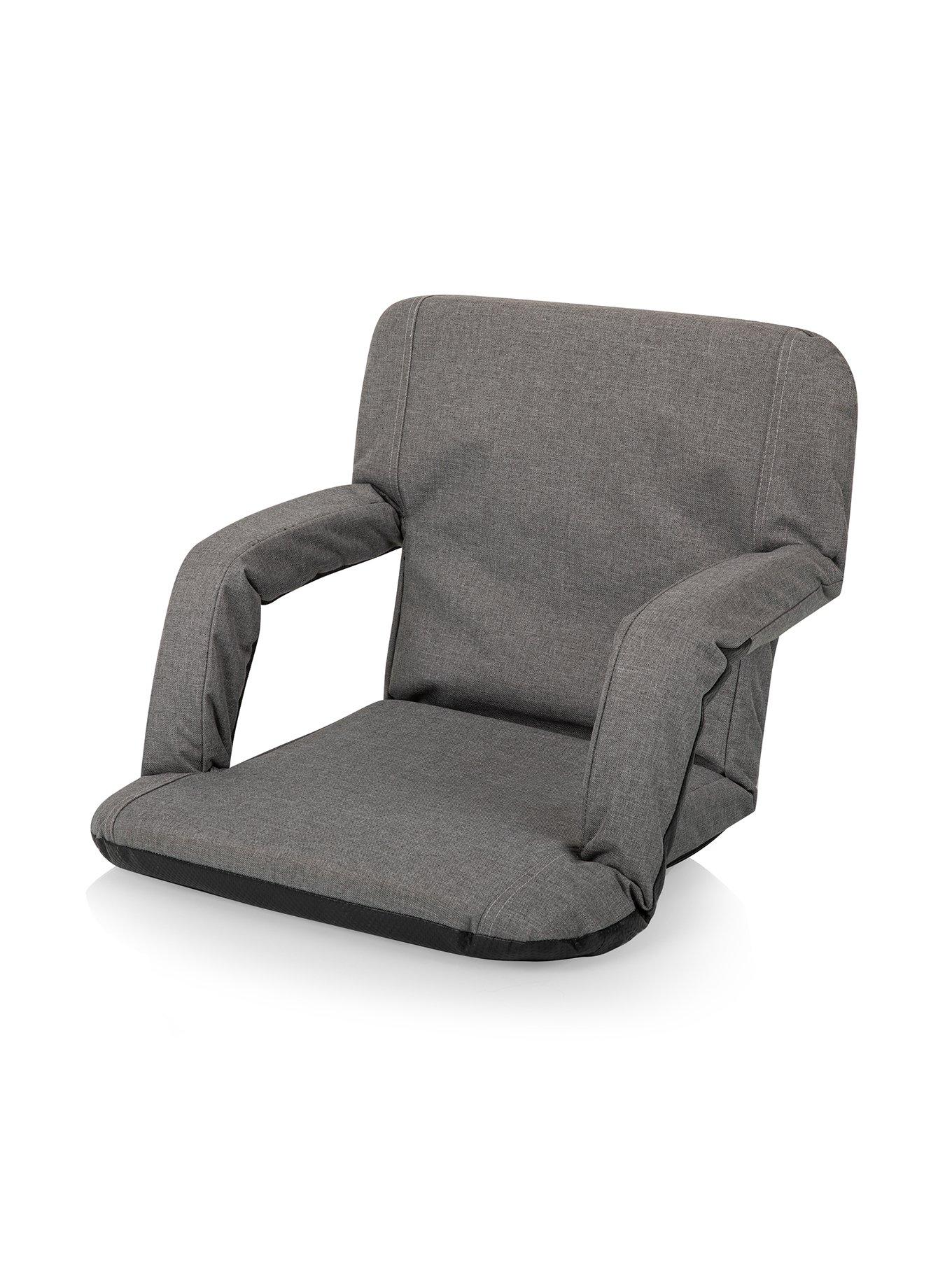 Ventura Portable Heathered Grey Reclining Stadium Seat Hot Topic