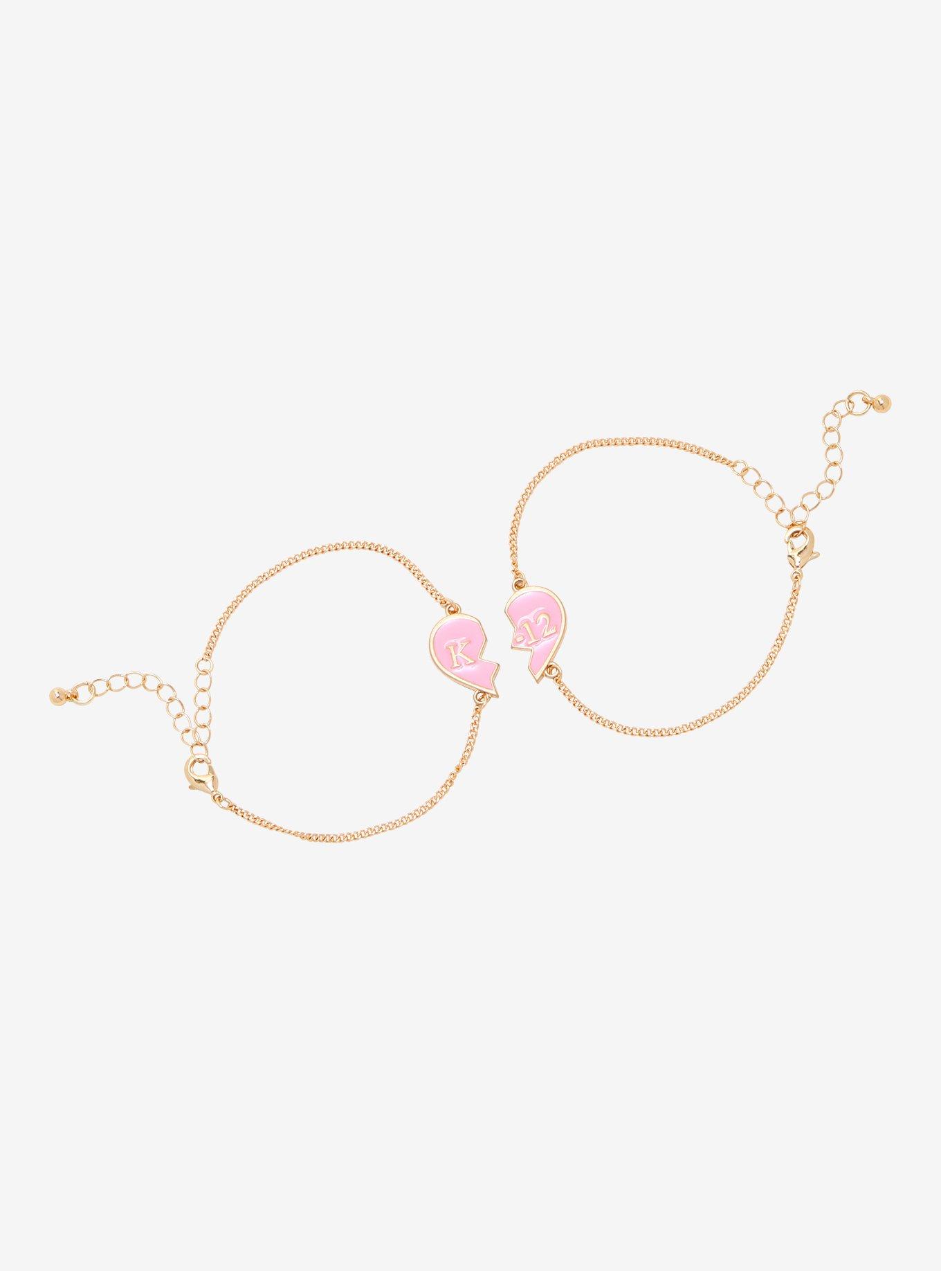Melanie Martinez K12 Heart Best Friend Bracelet Set