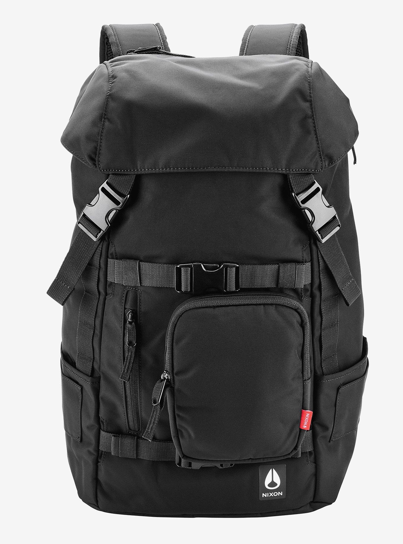 Nixon Landlock 30L All Black Nylon Backpack BoxLunch