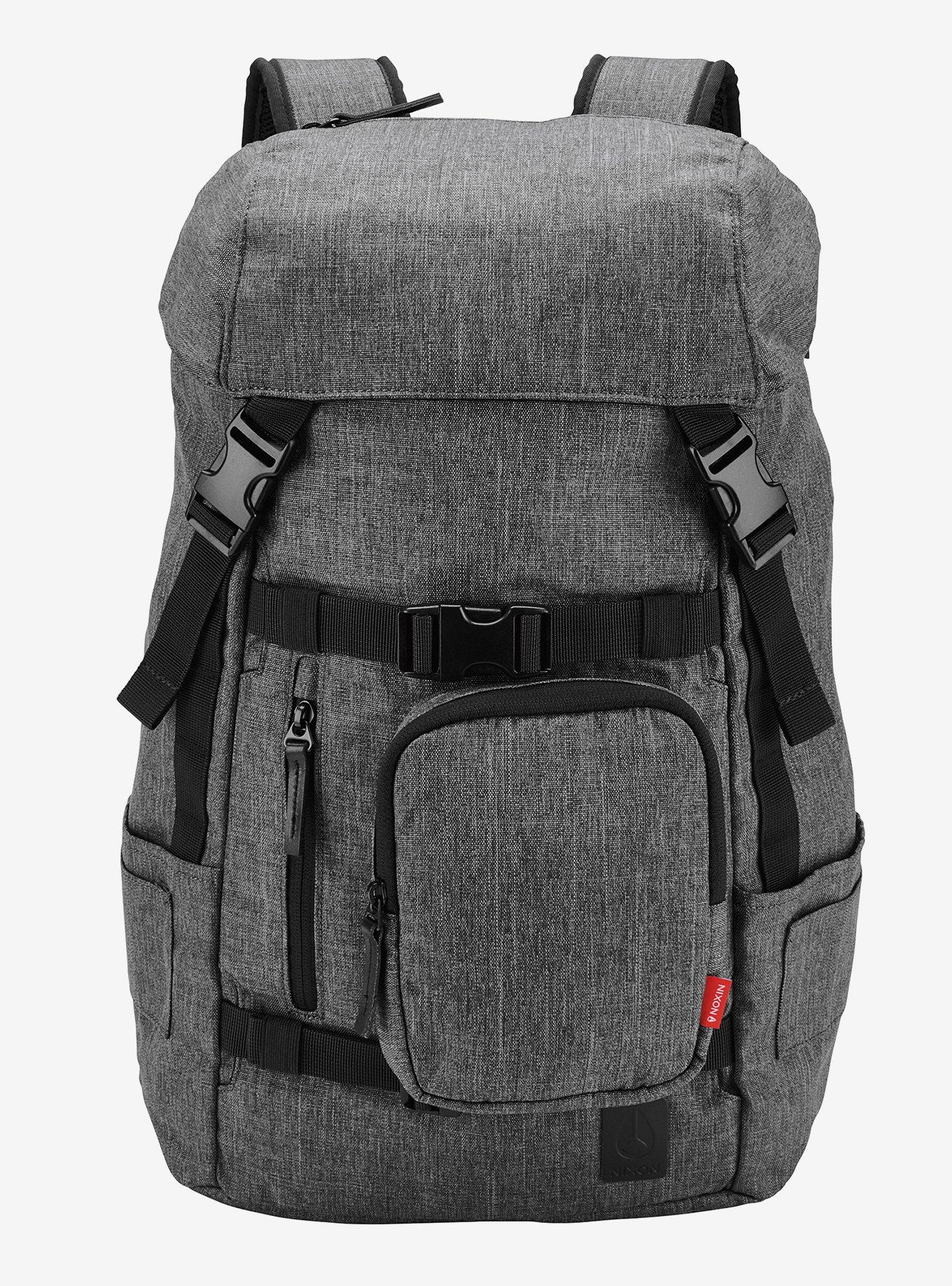 Nixon Landlock 30L Charcoal Heather Backpack Hot Topic