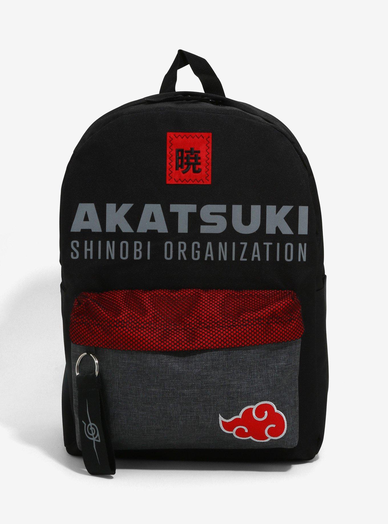Naruto Shippuden Akatsuki Backpack Hot Topic