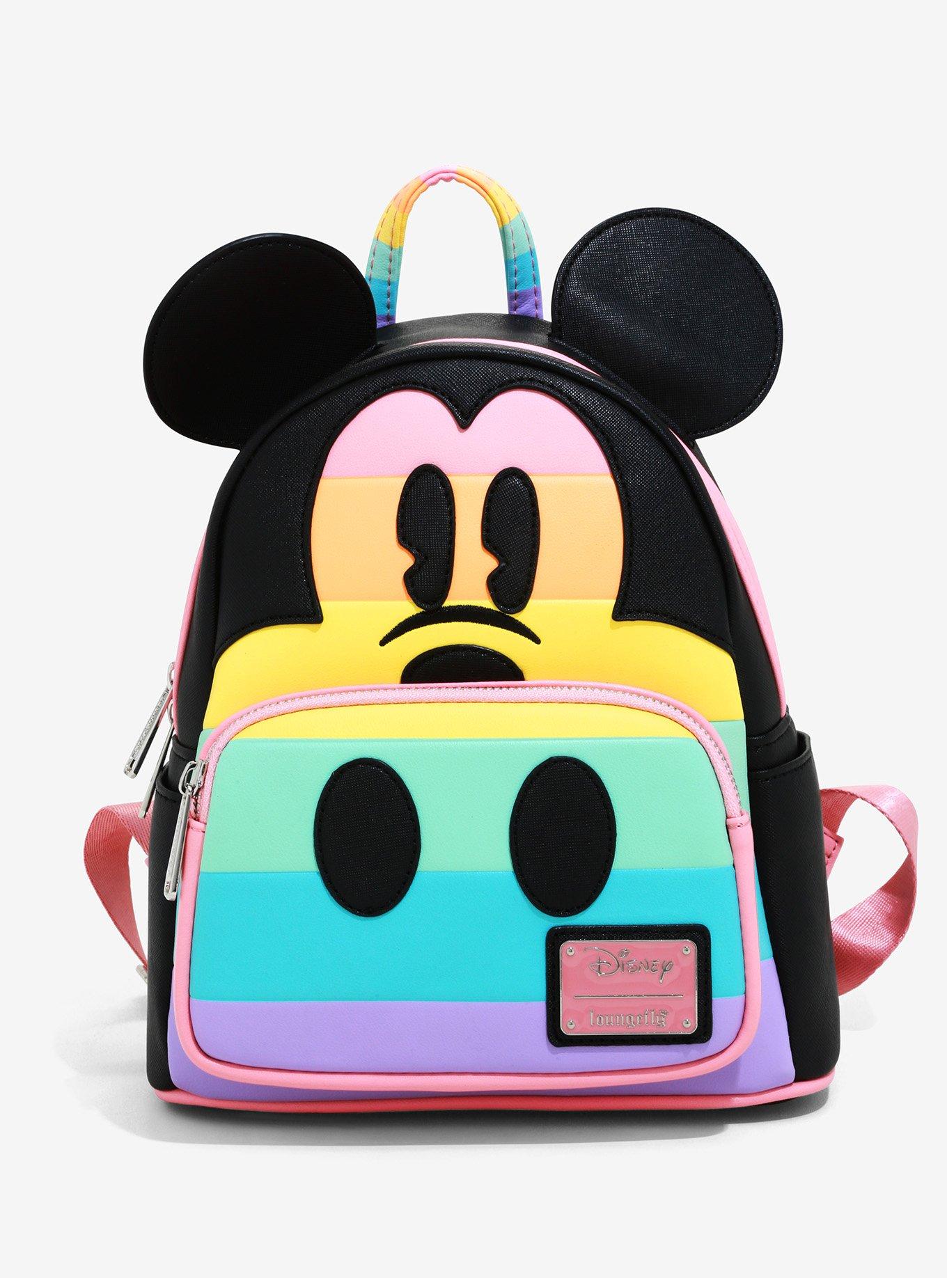 Loungefly Disney Mickey Mouse Pastel Rainbow Mini Backpack BoxLunch