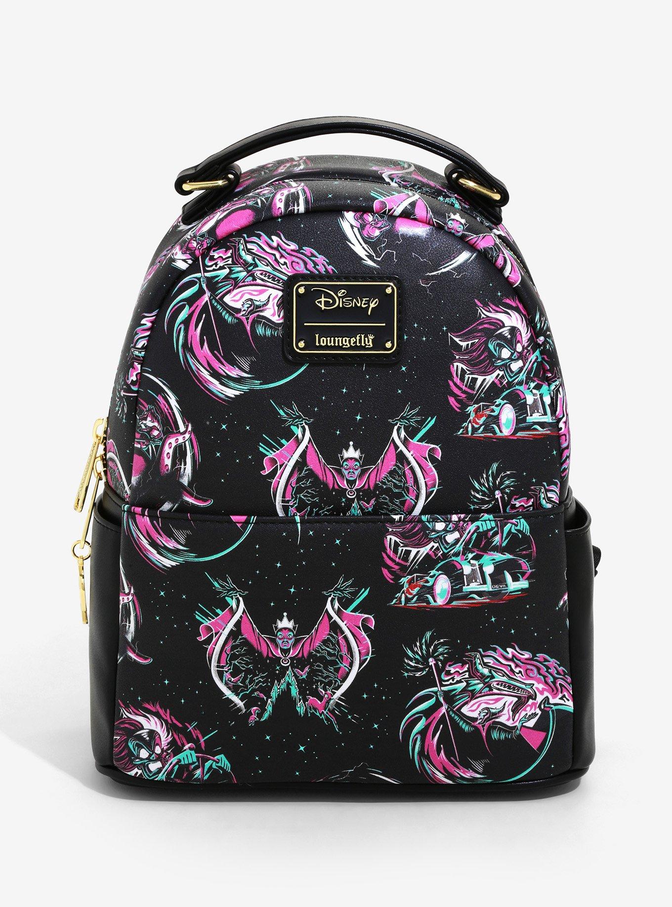 Loungefly Disney Villains Grunge Mini Backpack BoxLunch Exclusive