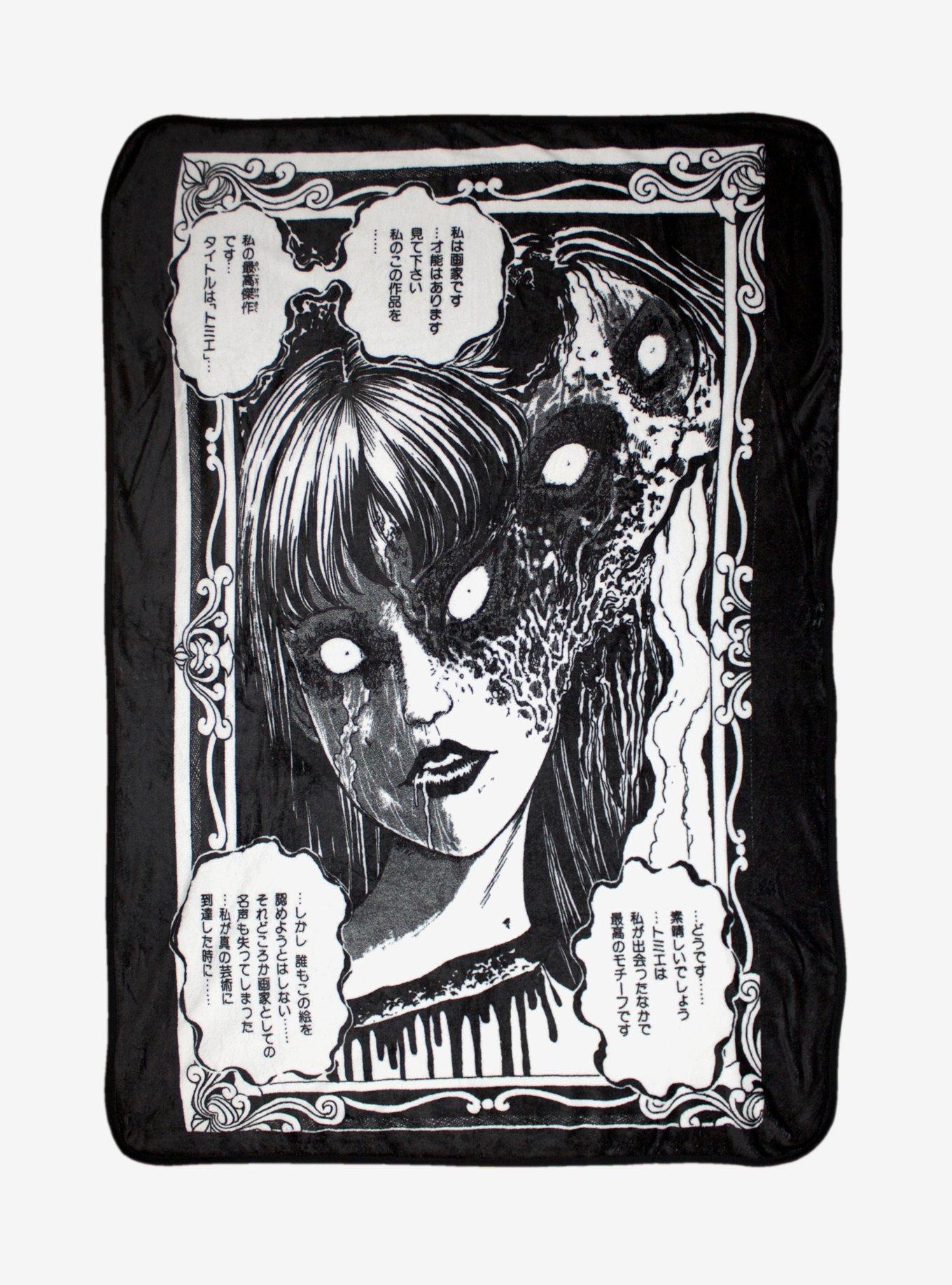 Junji Ito Tomie's True Beauty Throw Blanket Hot Topic