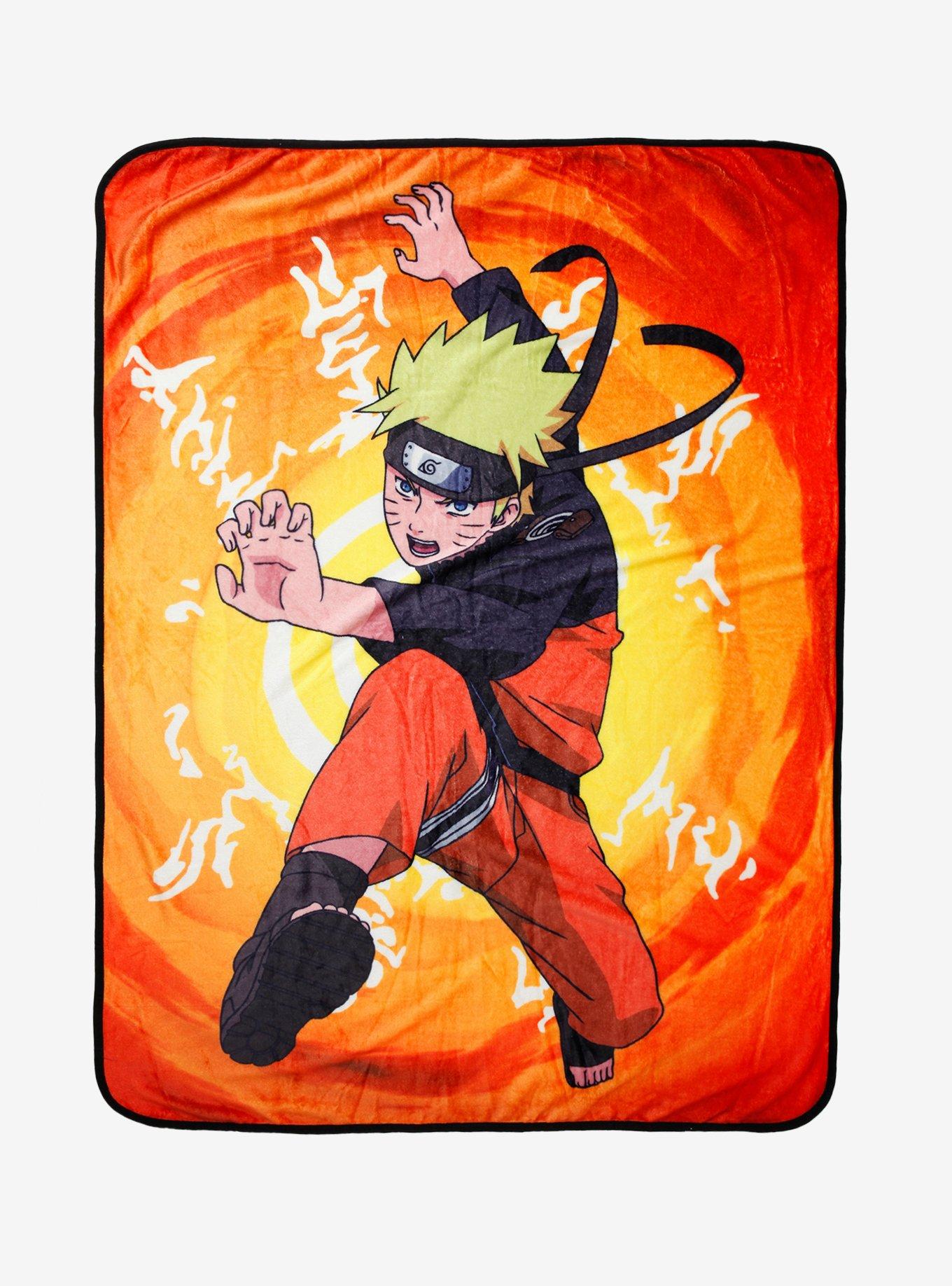 Naruto Shippuden Symbols Throw Blanket Hot Topic