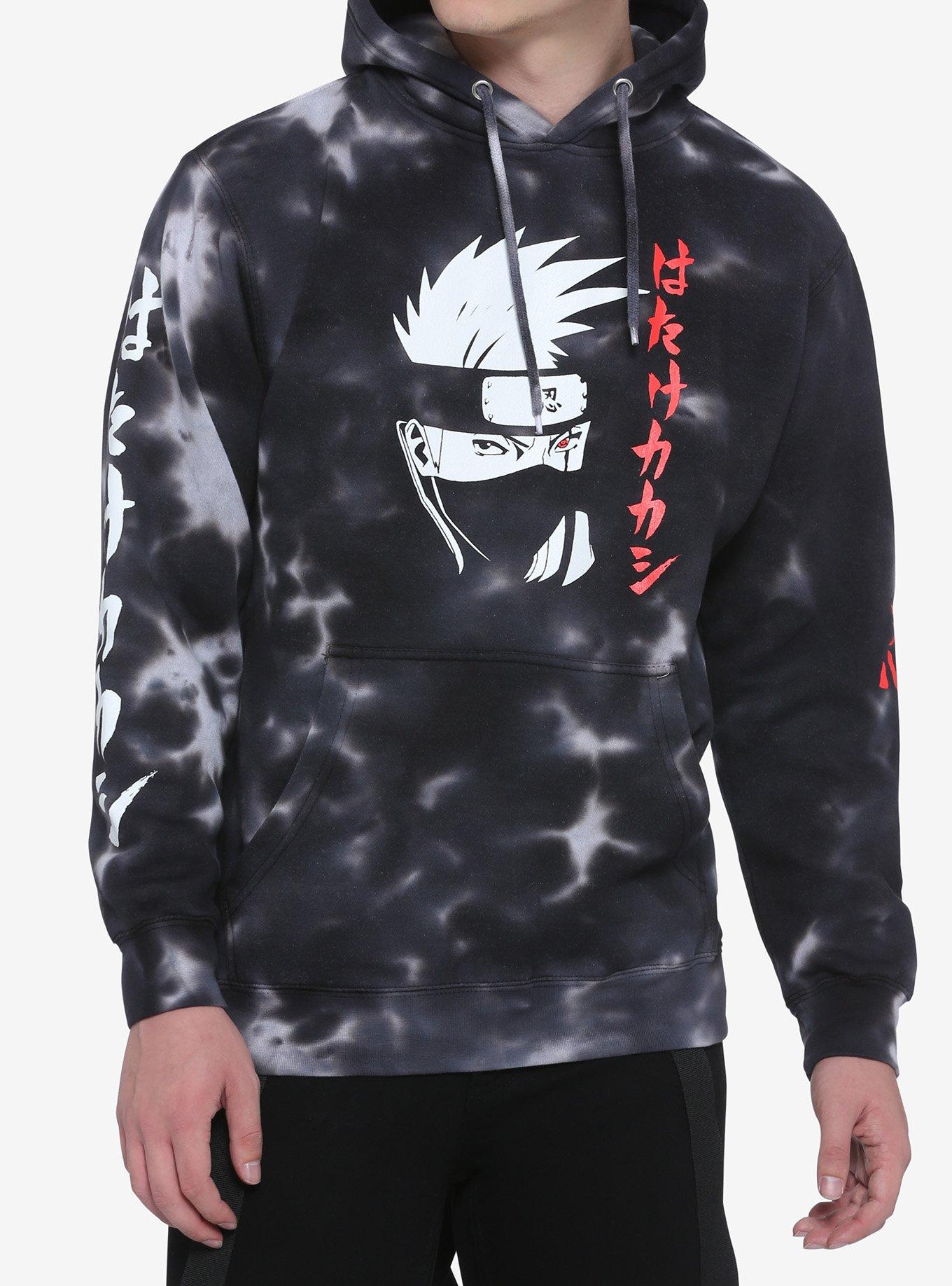 Naruto Shippuden Kakashi TieDye Hoodie Hot Topic
