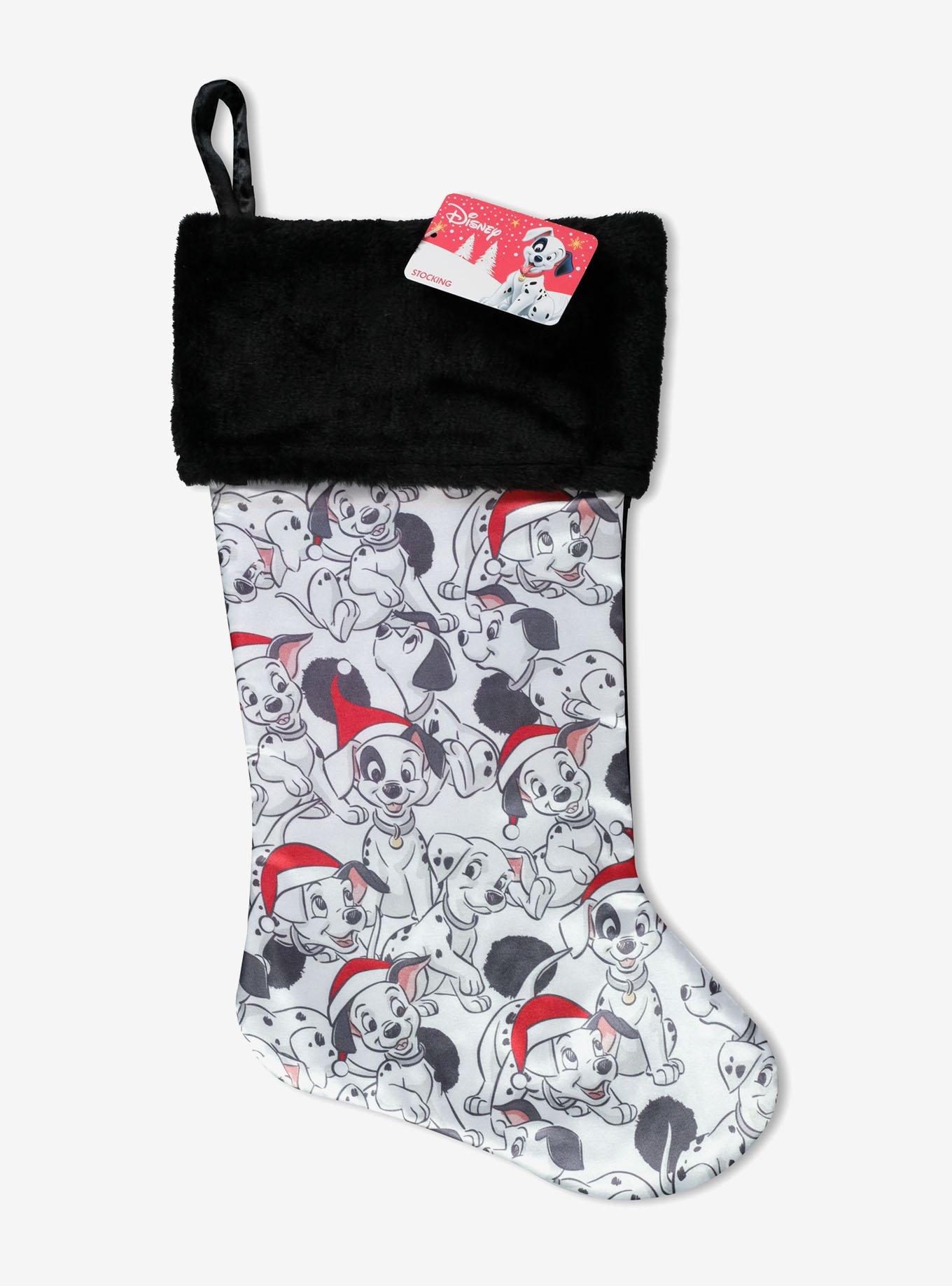 101 Dalmations Christmas Stocking Disney 101 Dalmatians Santa Hat Puppy Stocking Hot Topic