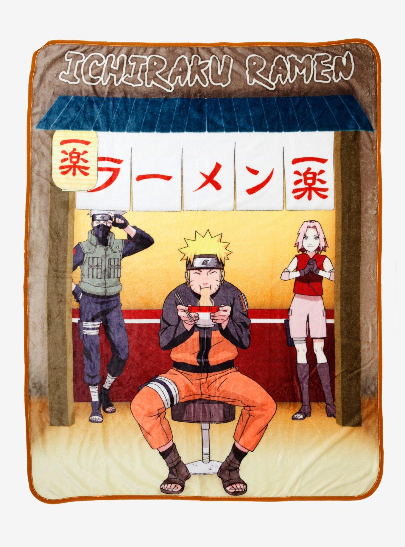 Naruto Shippuden Ichiraku Ramen Throw Blanket Hot Topic