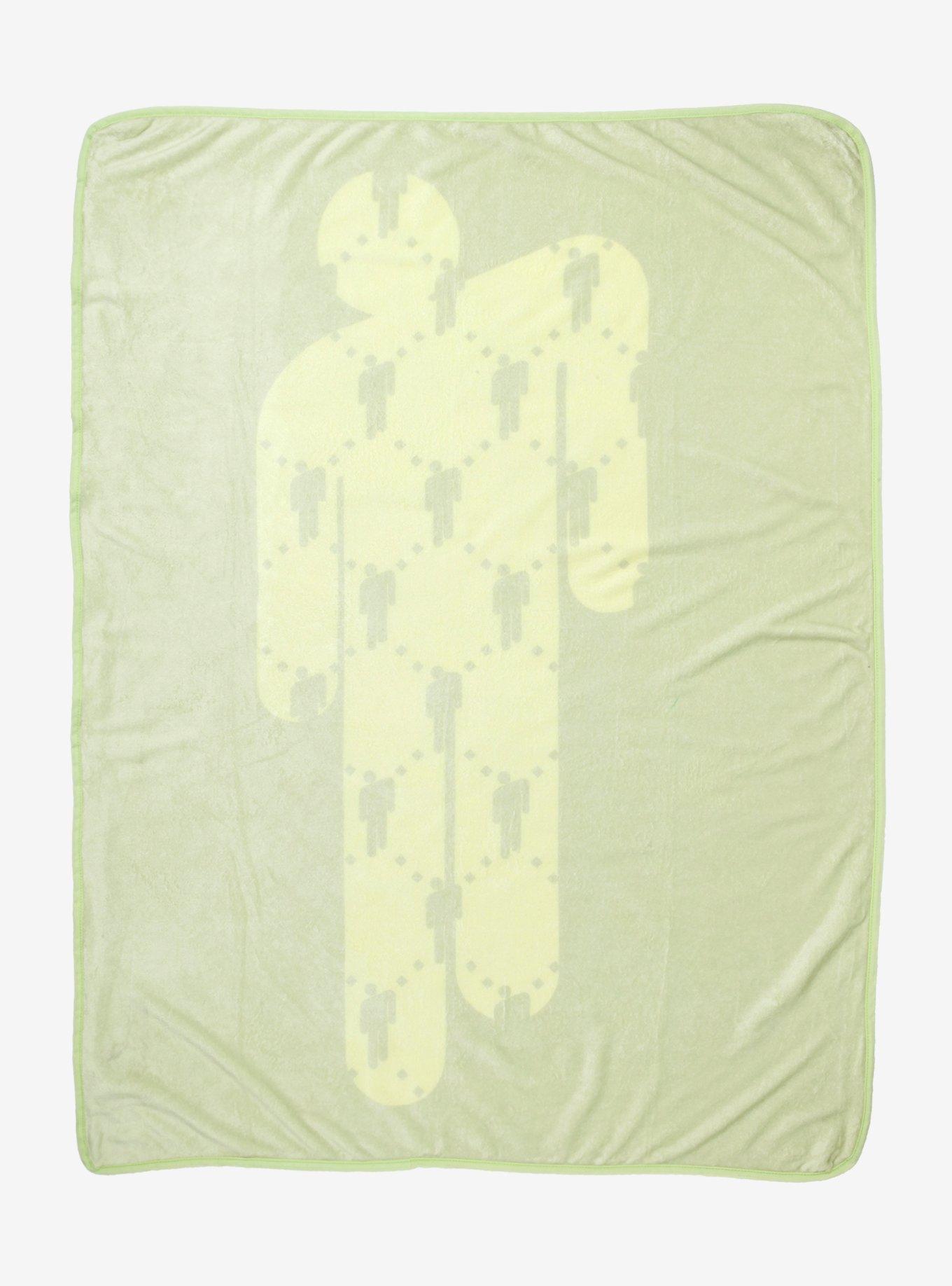 Billie Eilish Green Blohsh Throw Blanket Hot Topic