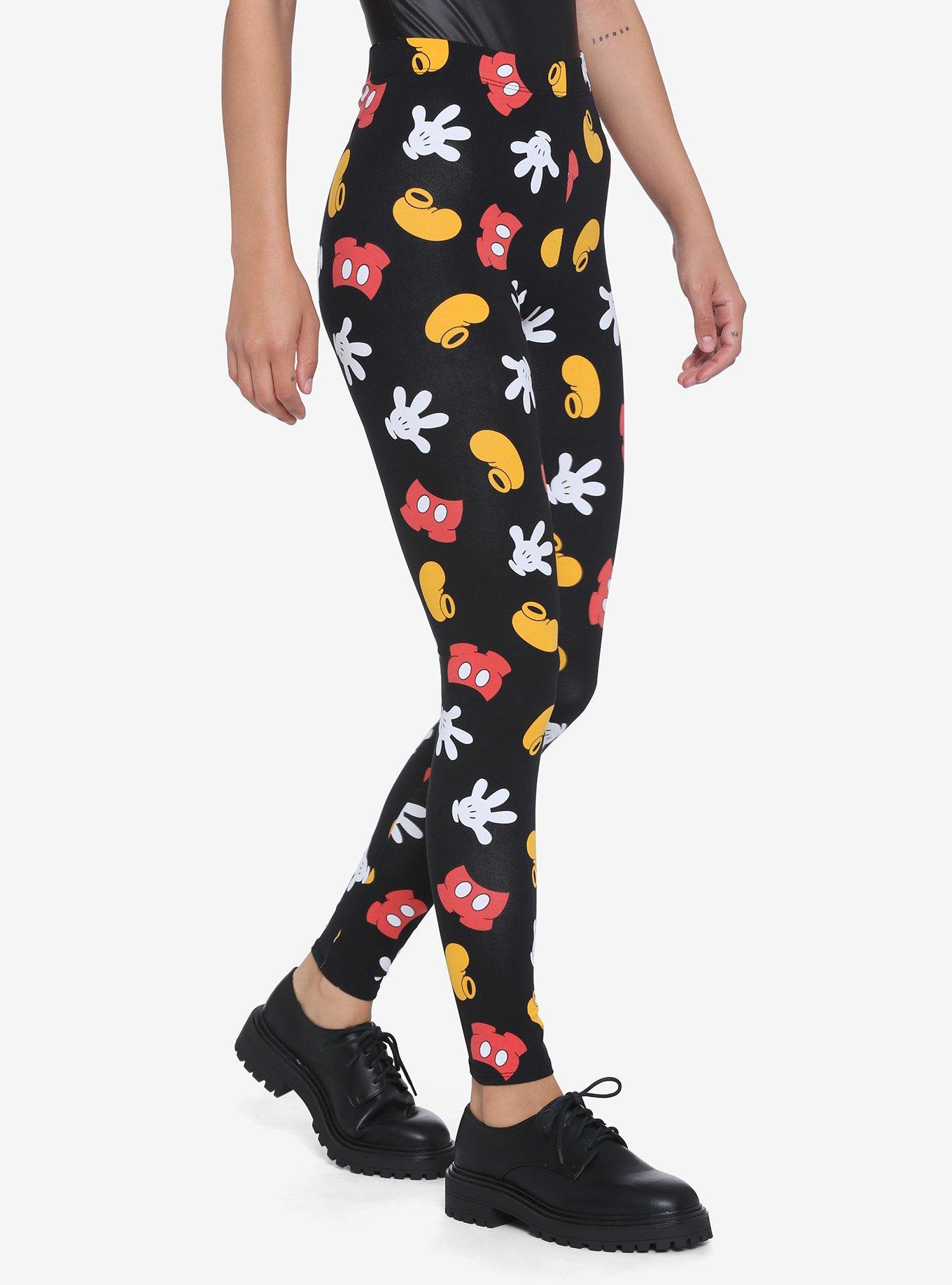 Disney Mickey Mouse Outfit Leggings Hot Topic
