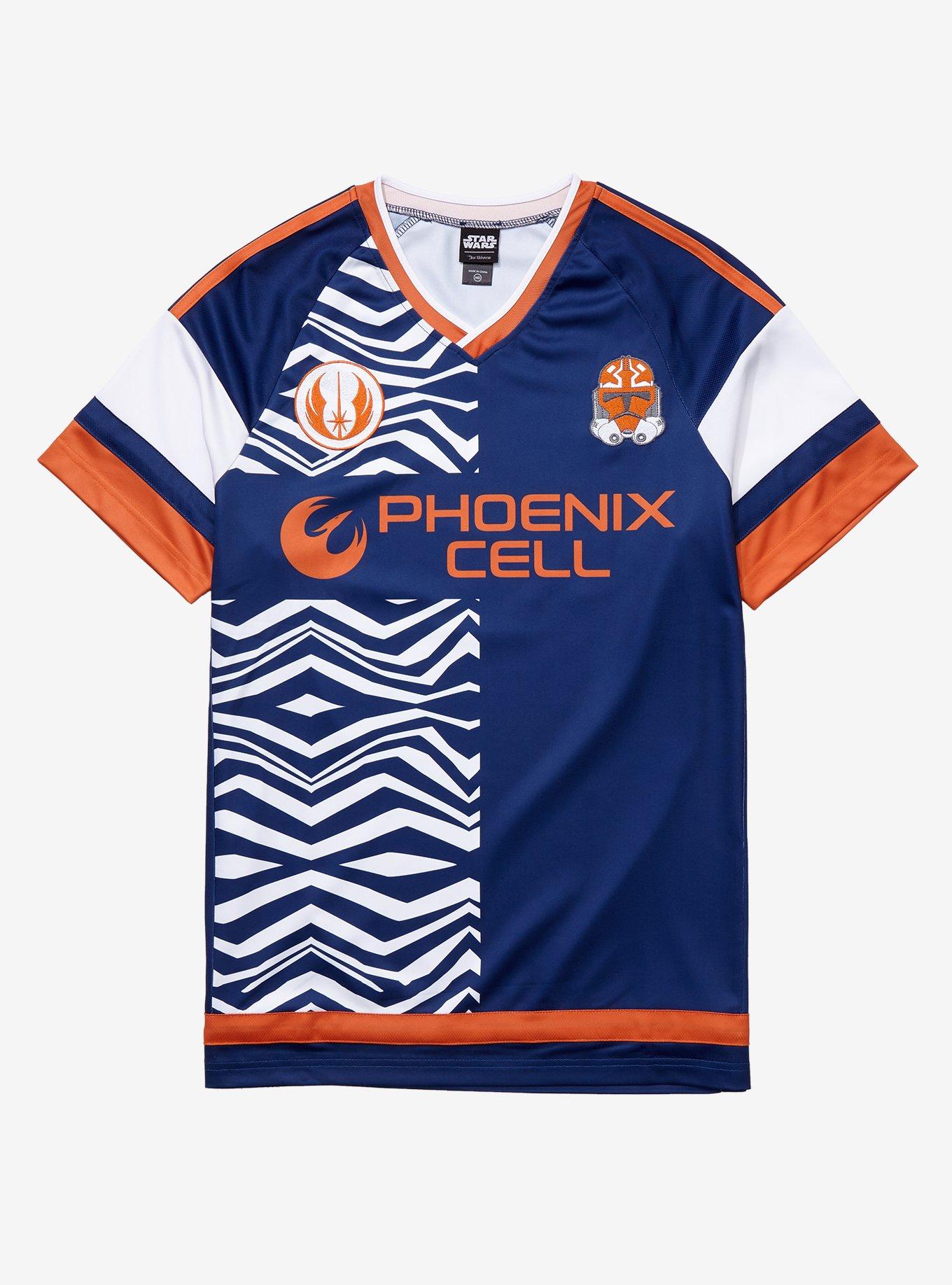 Star Wars The Clone Wars Ahsoka Tano Phoenix Cell Soccer Jersey