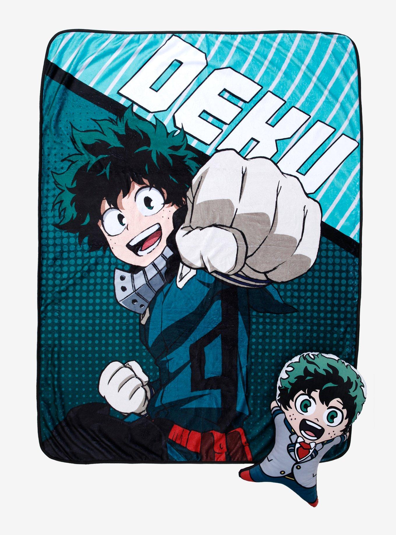 My Hero Academia Anime Blanket Midoriya Izuku Cute Blanket Flannel Sofa