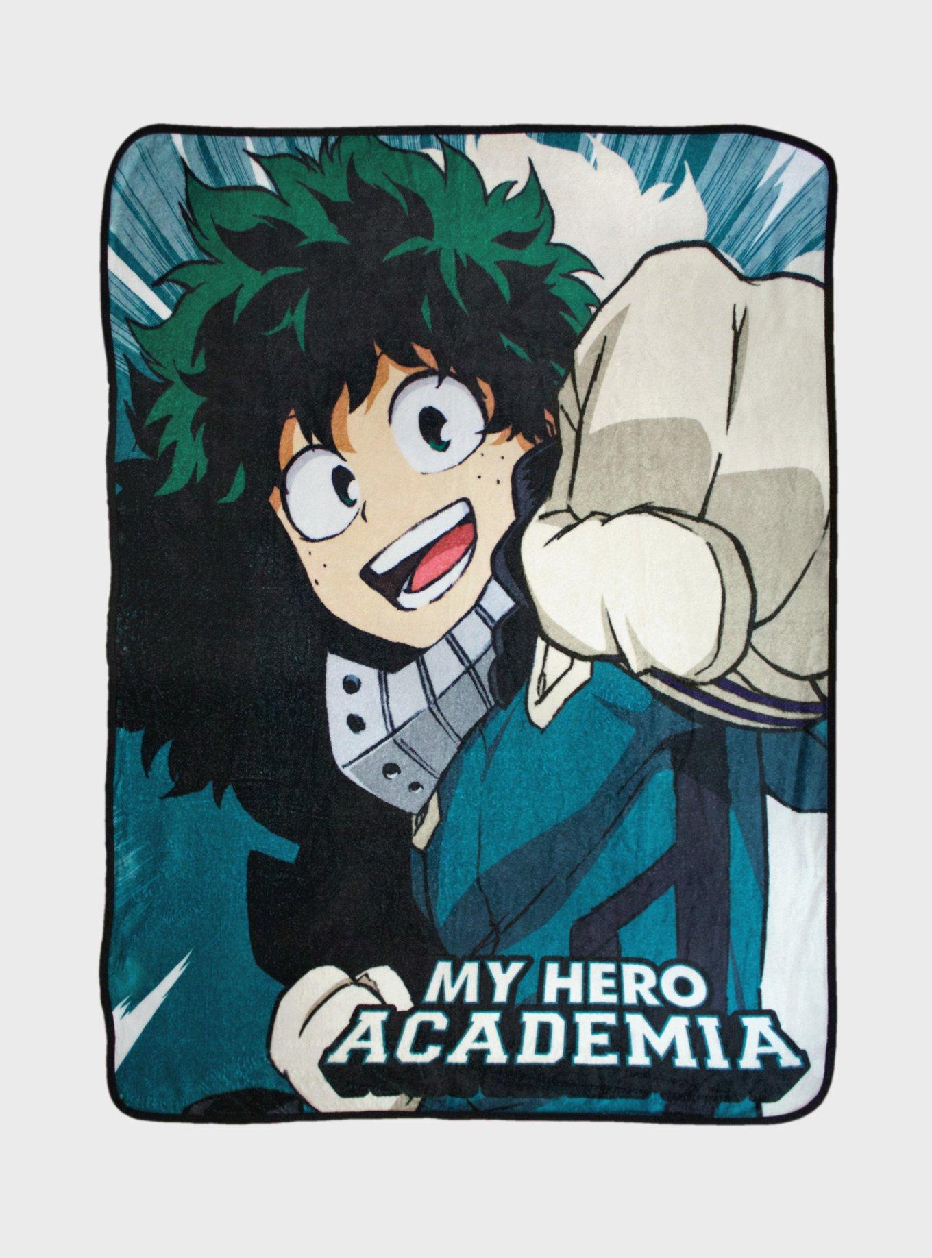 My Hero Academia Deku Punch Throw Blanket Hot Topic