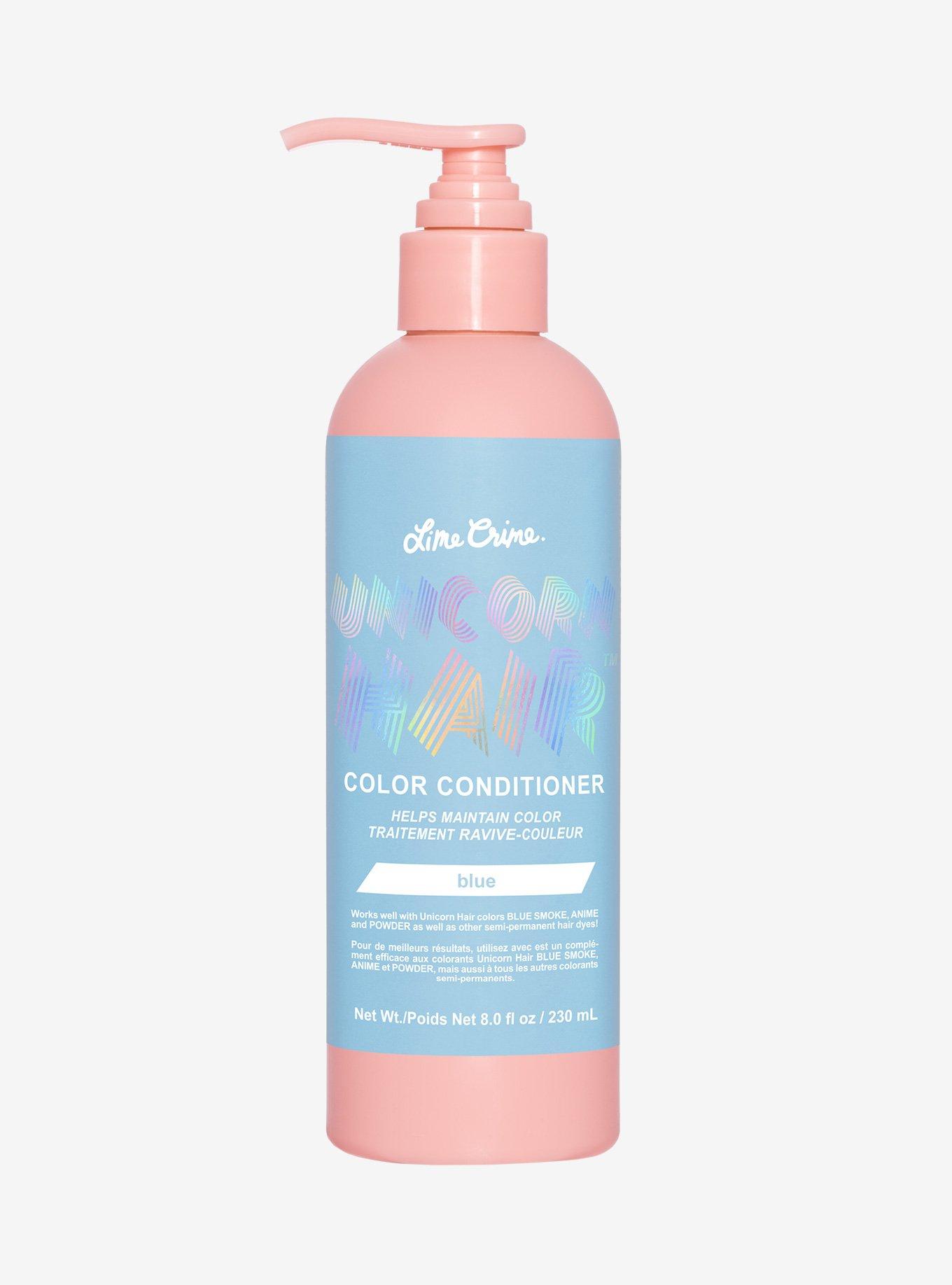 Lime Crime Unicorn Hair Blue SemiPermanent Color Conditioner Hot Topic