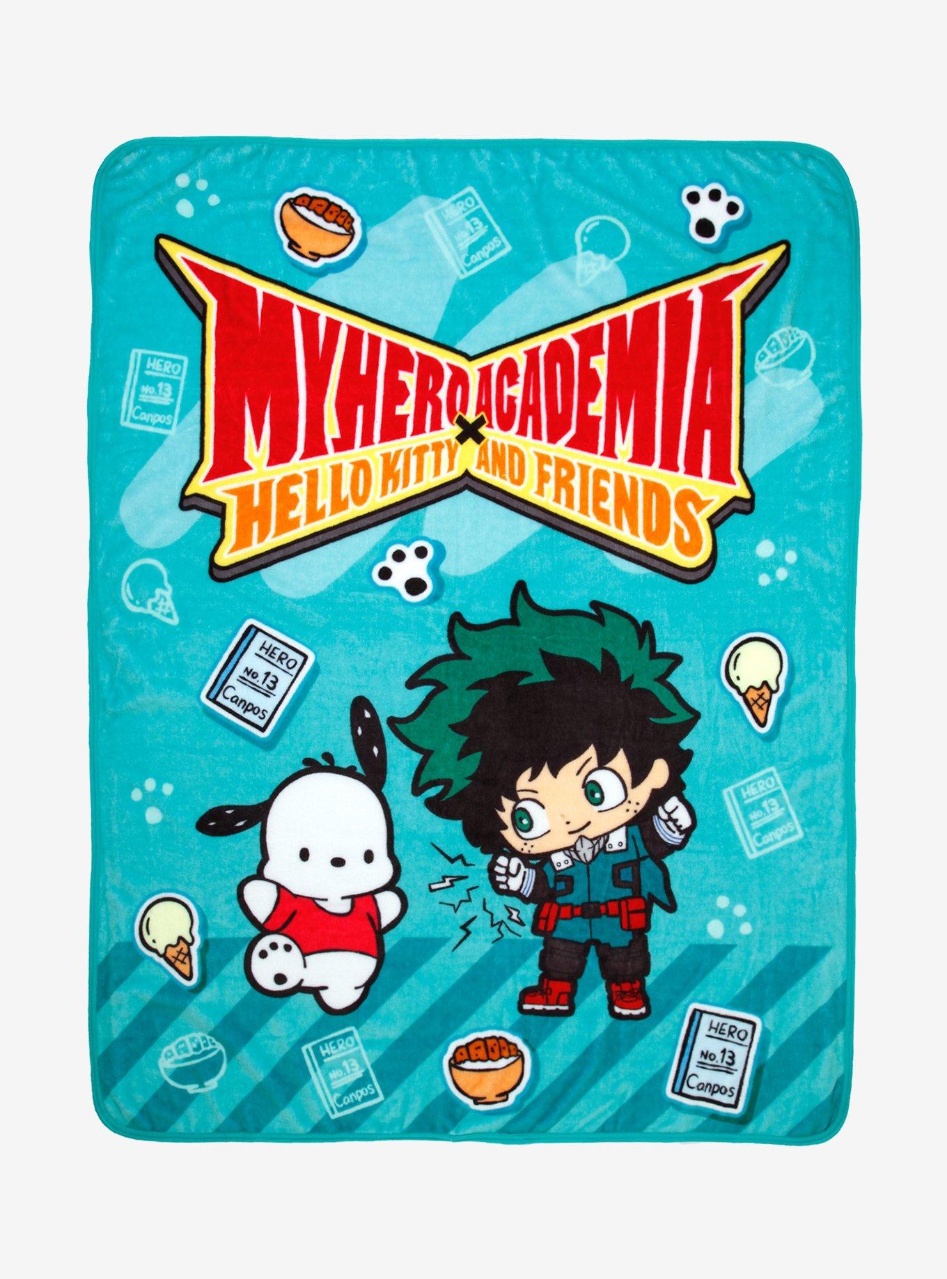 My Hero Academia X Hello Kitty And Friends Deku & Pochacco Throw