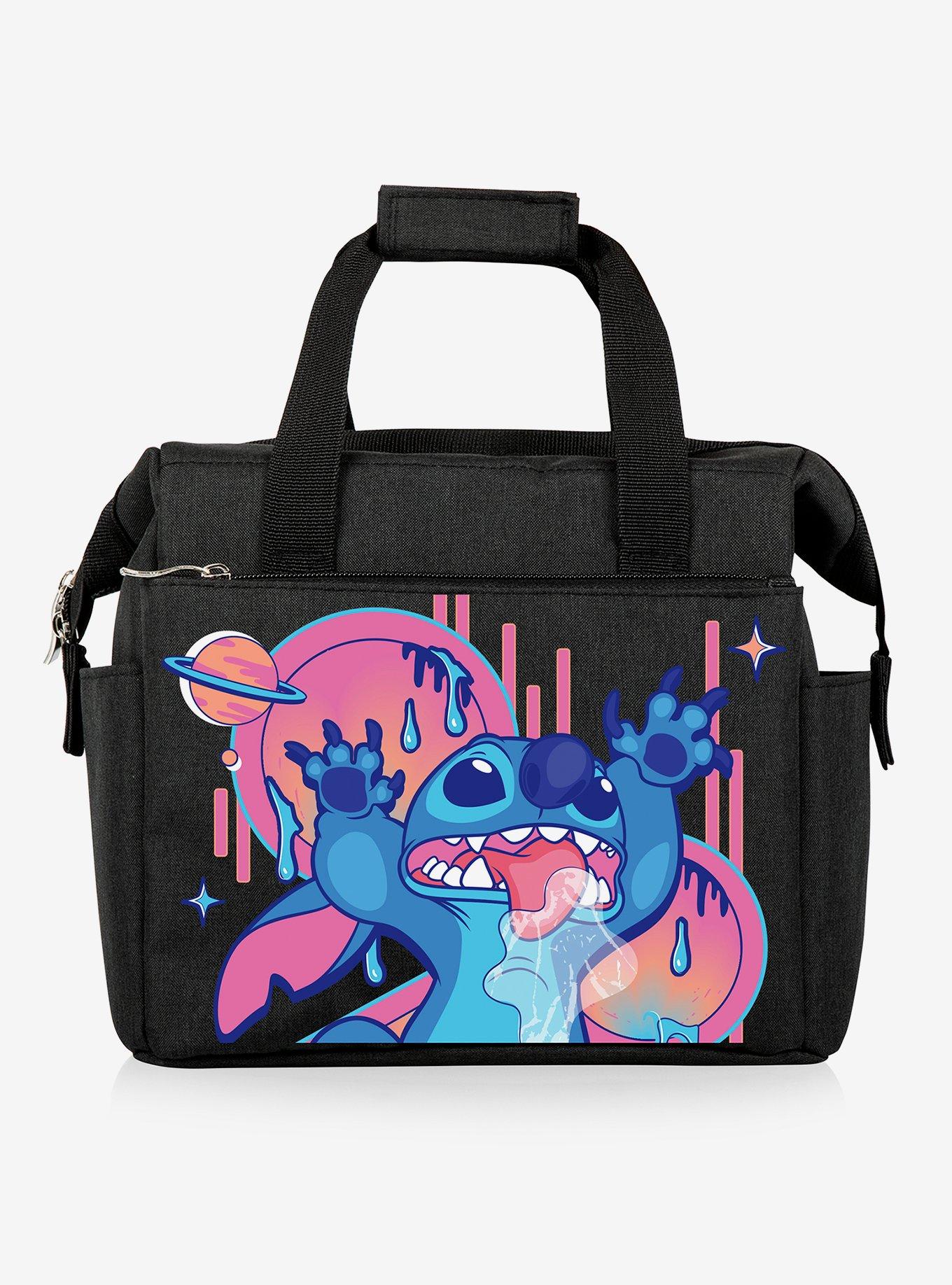 Disney Lilo and Stitch Lunch Cooler Hands Up Black Hot Topic