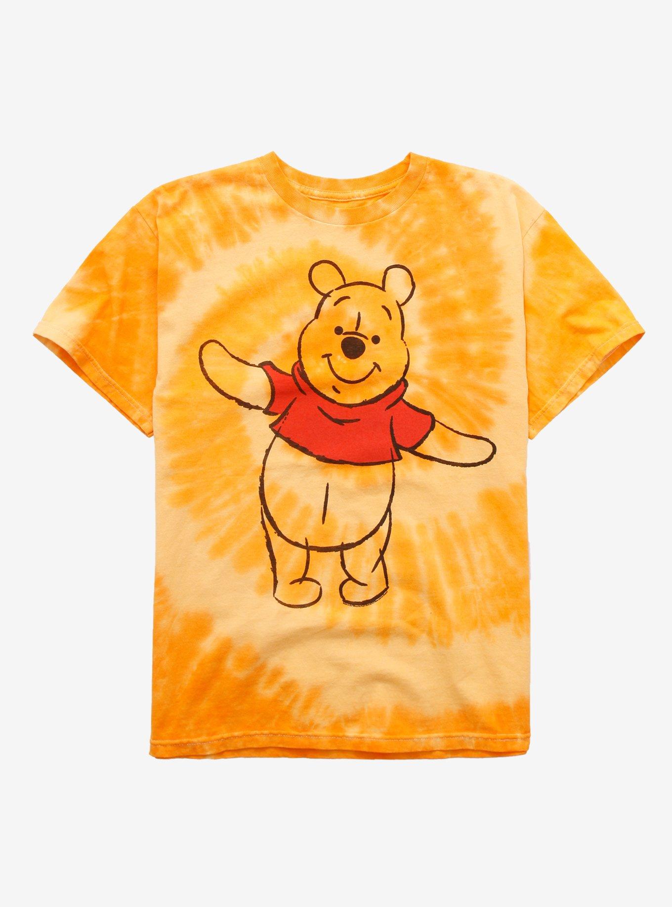Disney Winnie The Pooh Sketch Pooh TieDye Oversized Girls TShirt