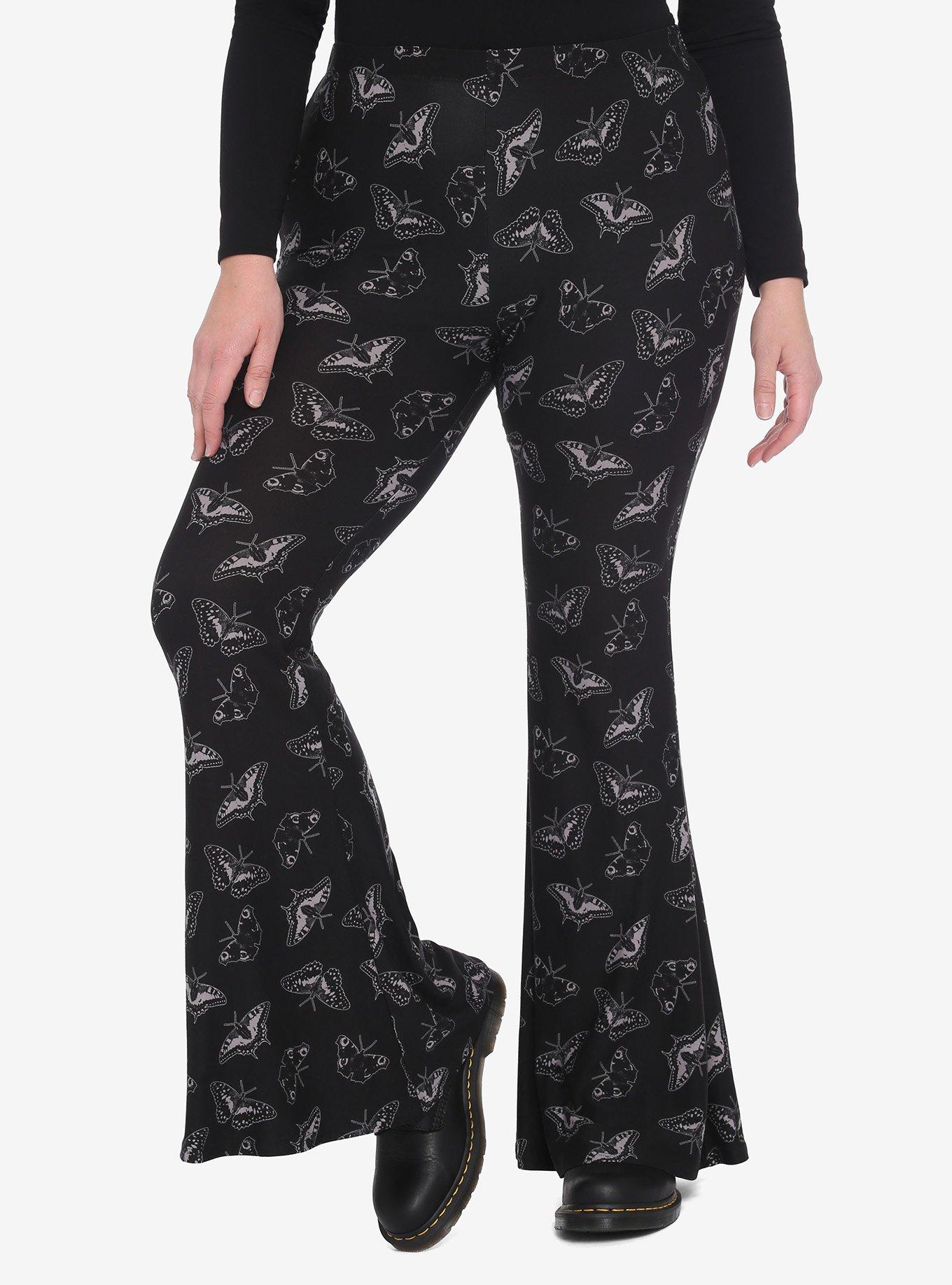 Butterfly Flared Leggings Plus Size Hot Topic