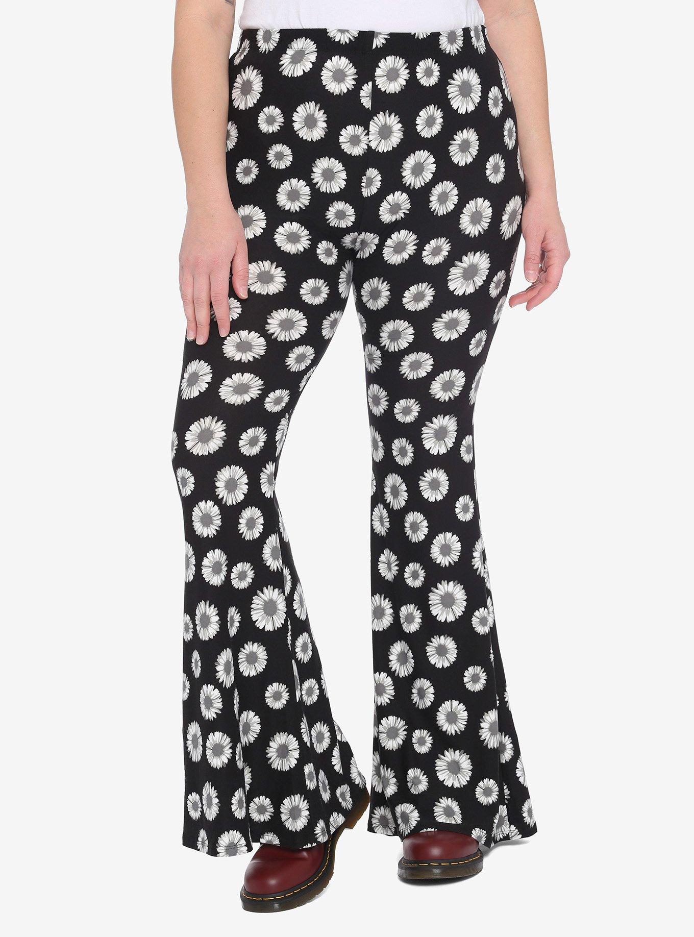 Daisy Flared Leggings Plus Size Hot Topic