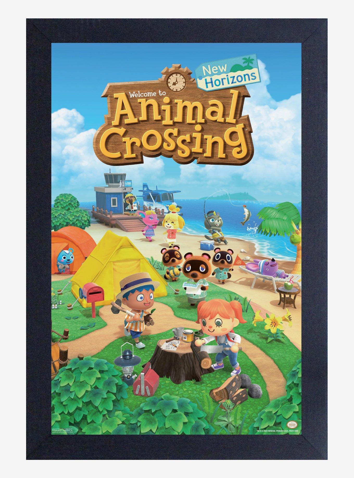 Animal Crossing New Horizons Pathway Framed Wood Wall Art Hot Topic